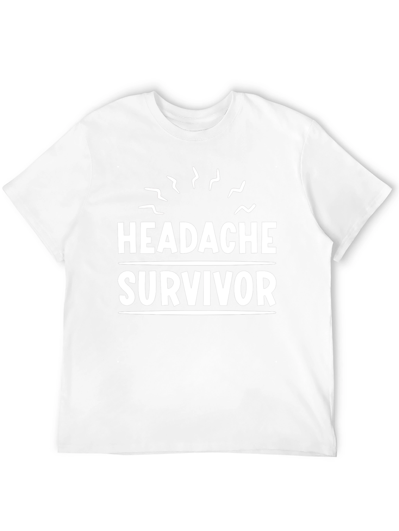 Headache Survivor T-Shirt Funny Graphic Tee