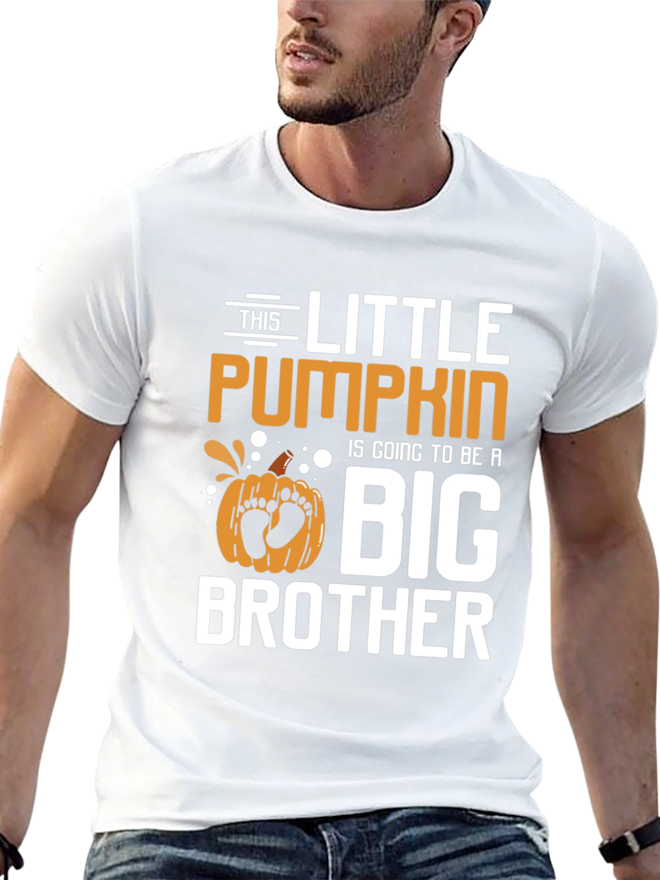 Little Pumpkin Big Brother T-Shirt