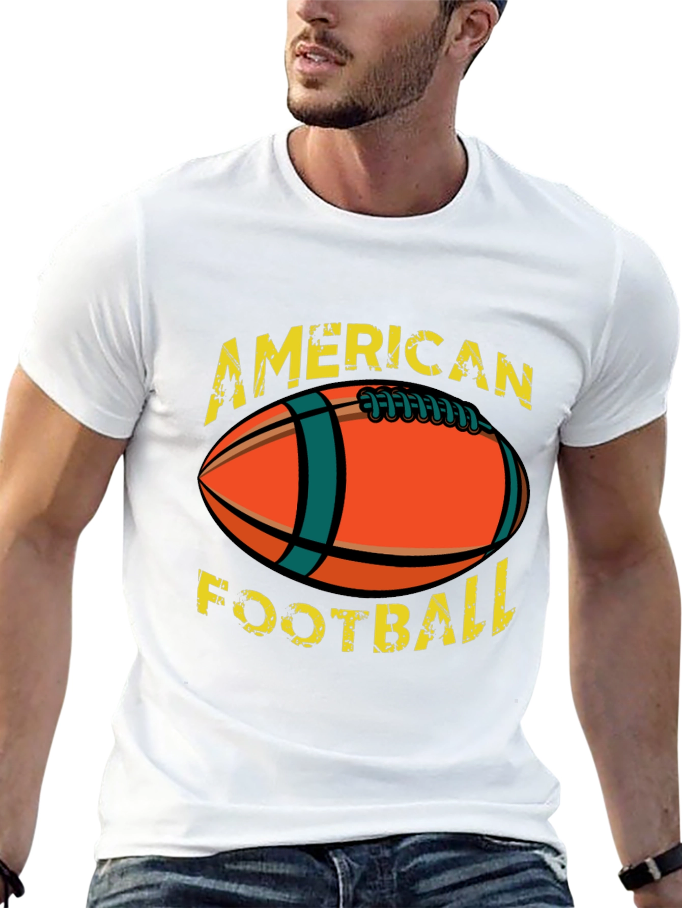 American Football Graphic T-Shirt