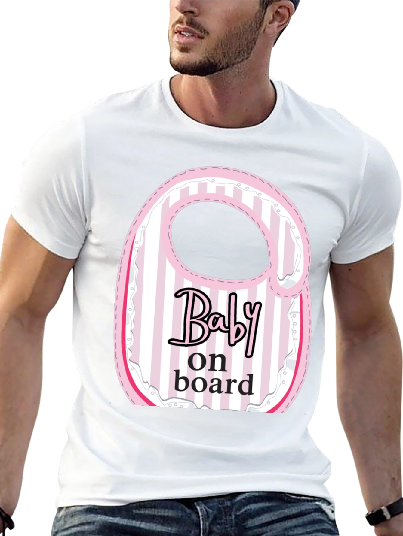 Baby On Board T-Shirt Bib Design