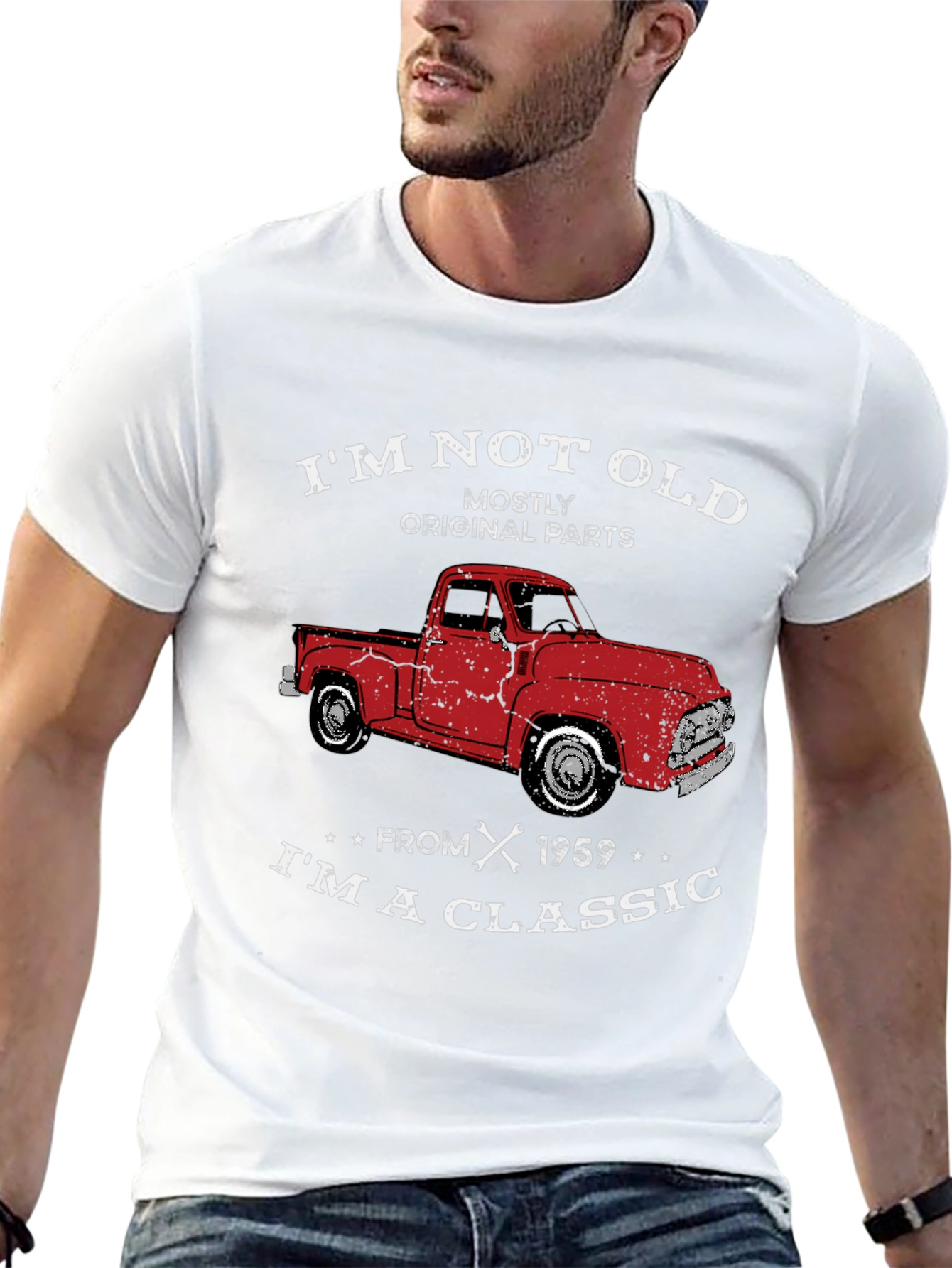 Im Not Old Classic Truck Graphic Tee