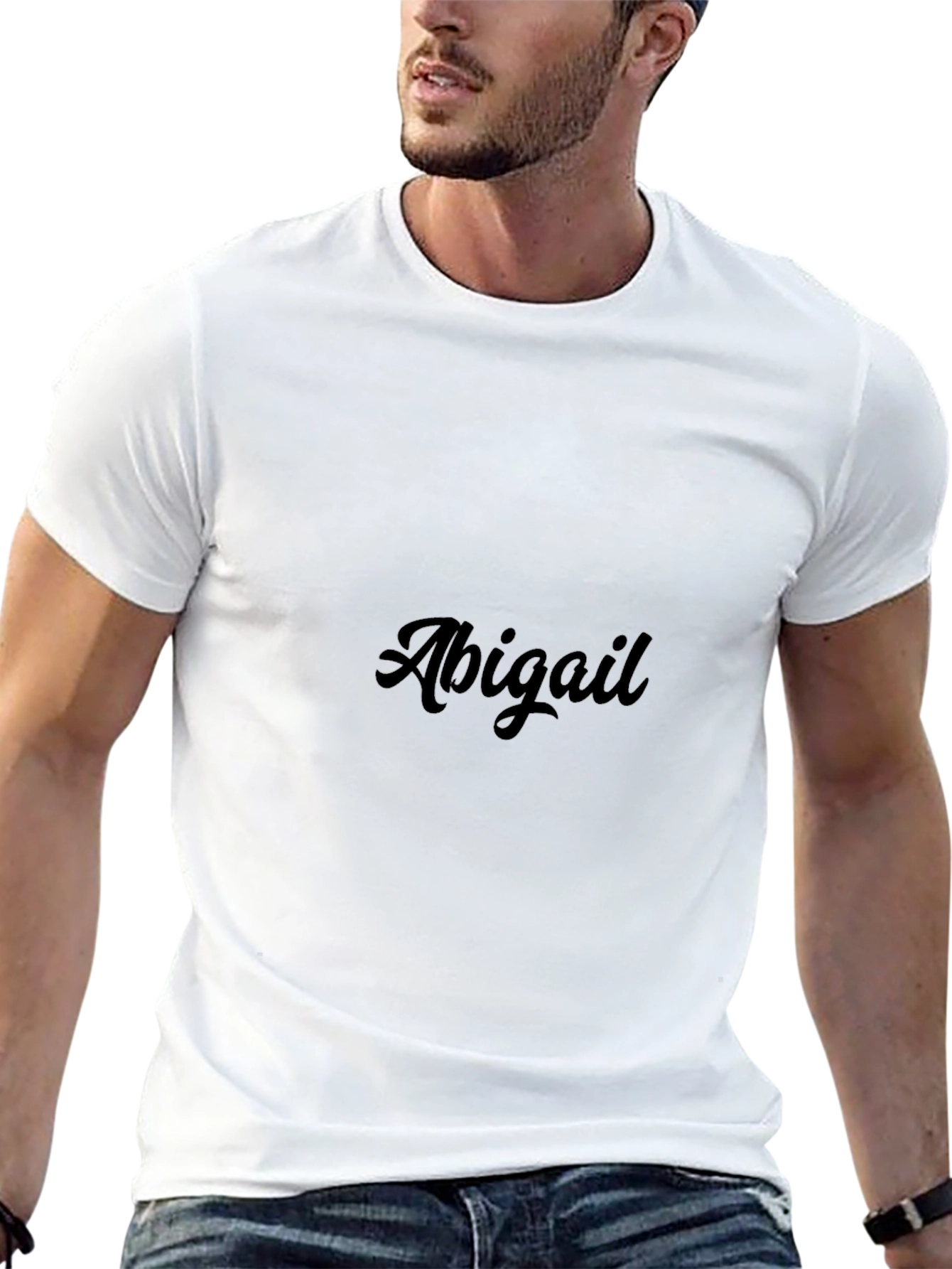Personalized Abigail Black T-Shirt