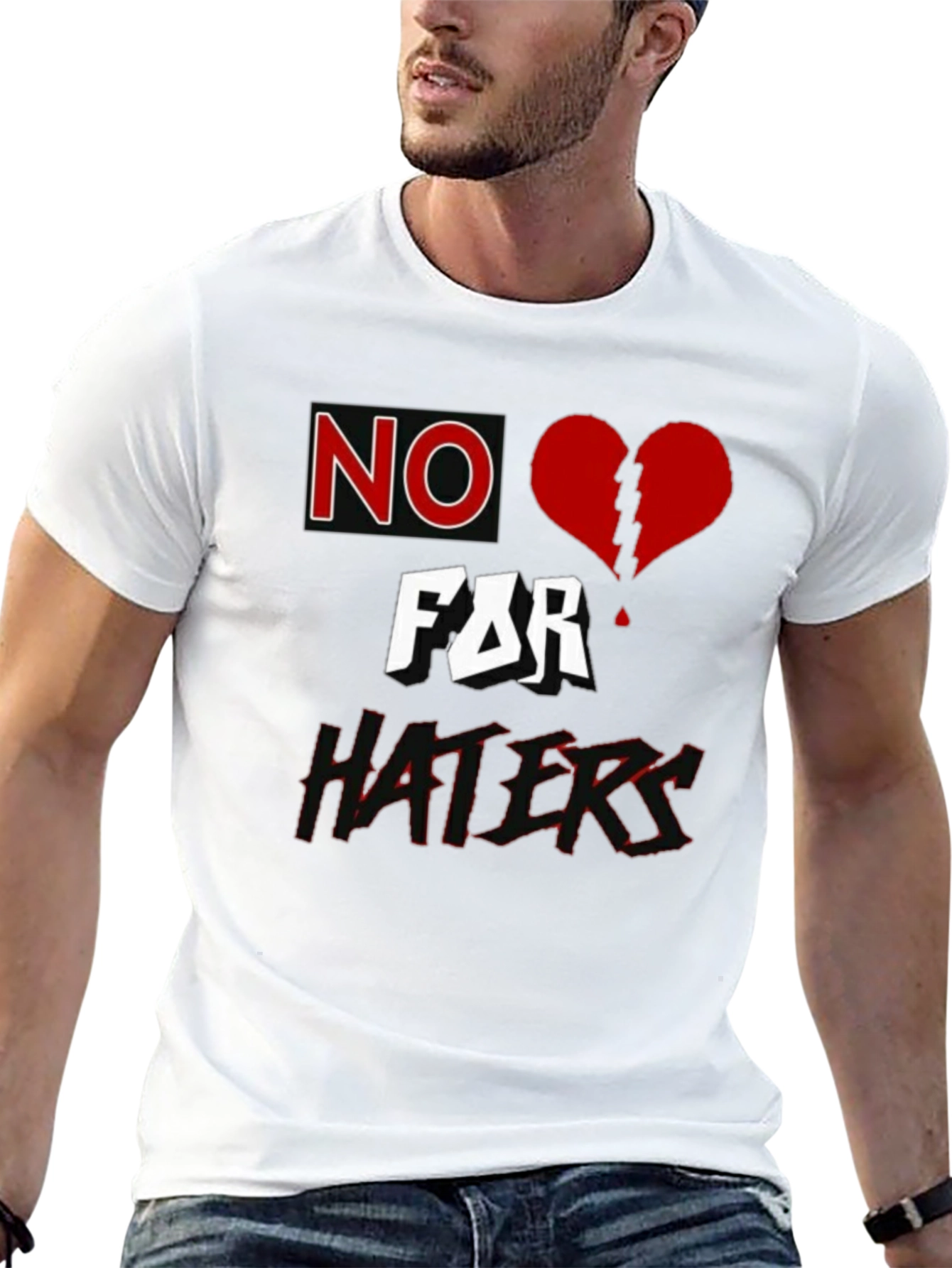 No Love for Haters Graphic T-Shirt
