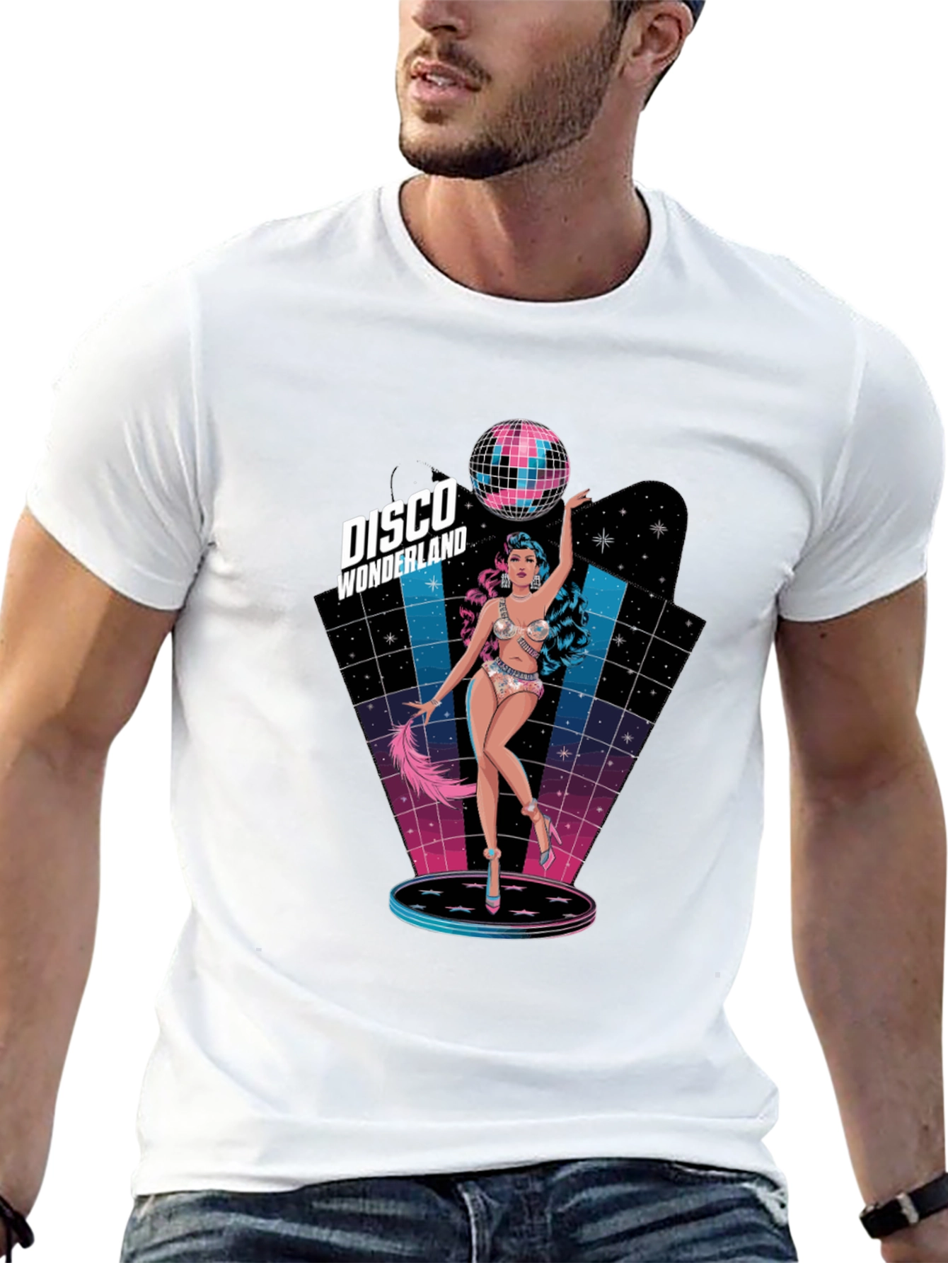 Disco Wonderland Graphic T-Shirt