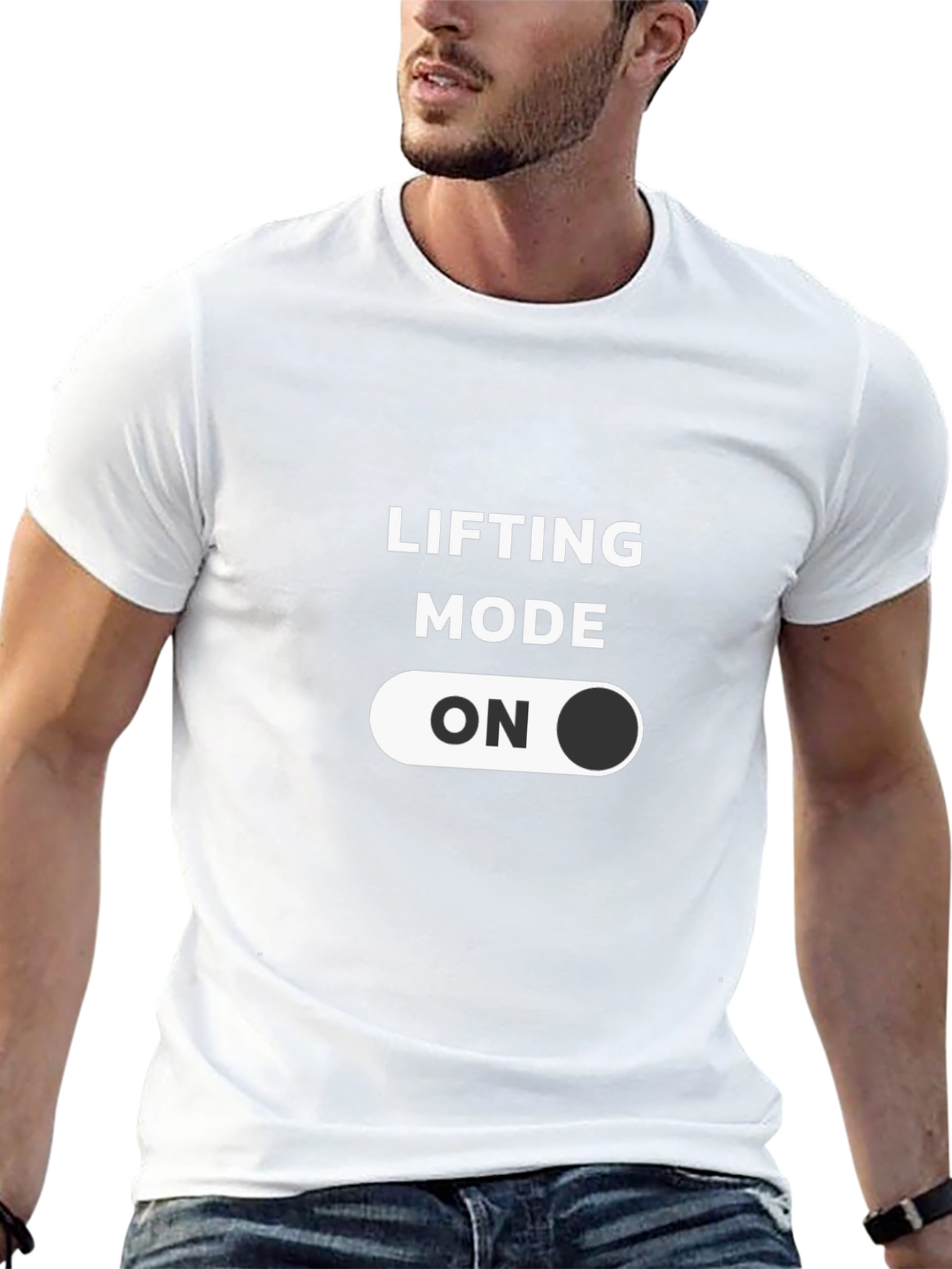 Lifting Mode ON T-Shirt - Gym Workout Apparel