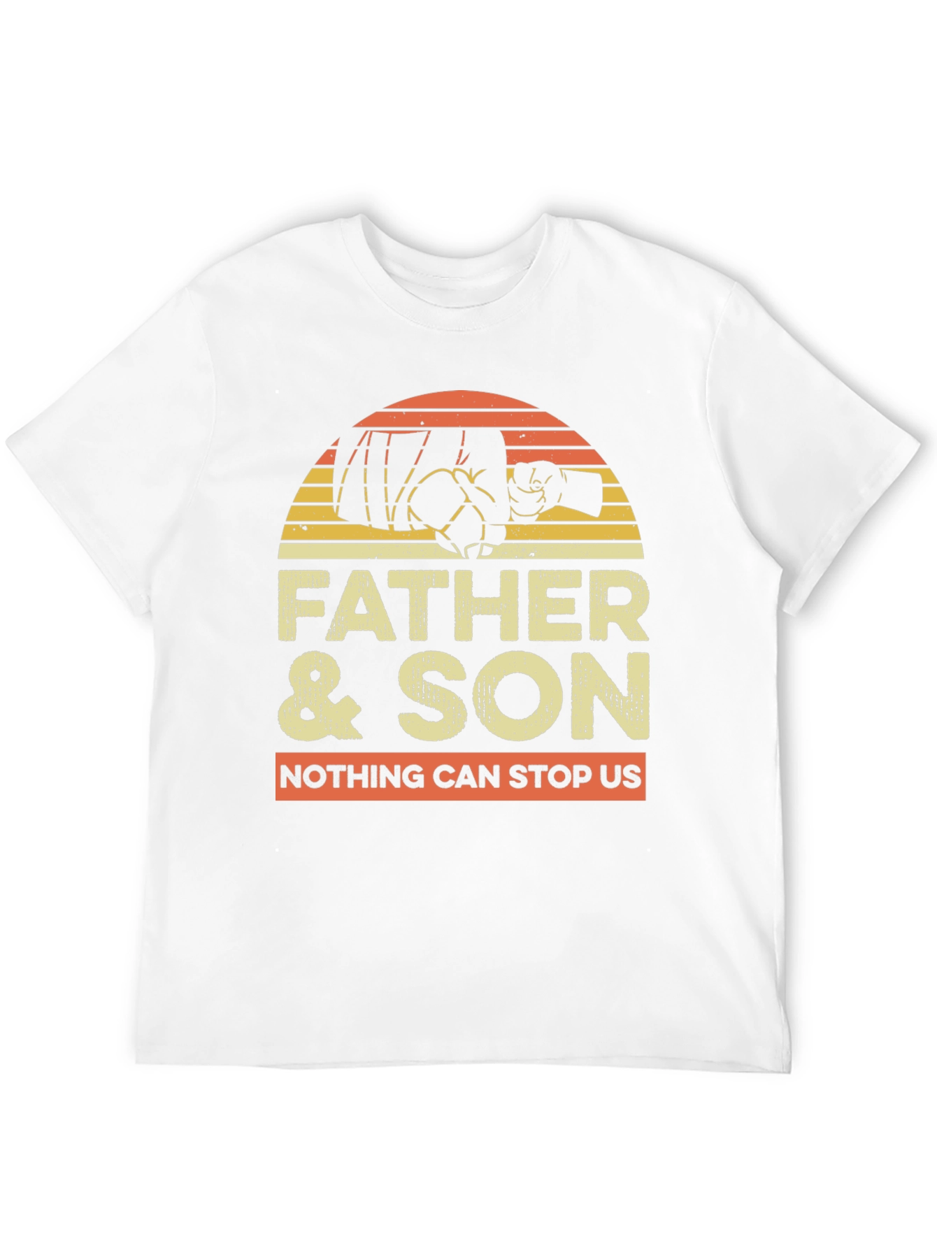Father & Son Matching Fist Bump Graphic Tee