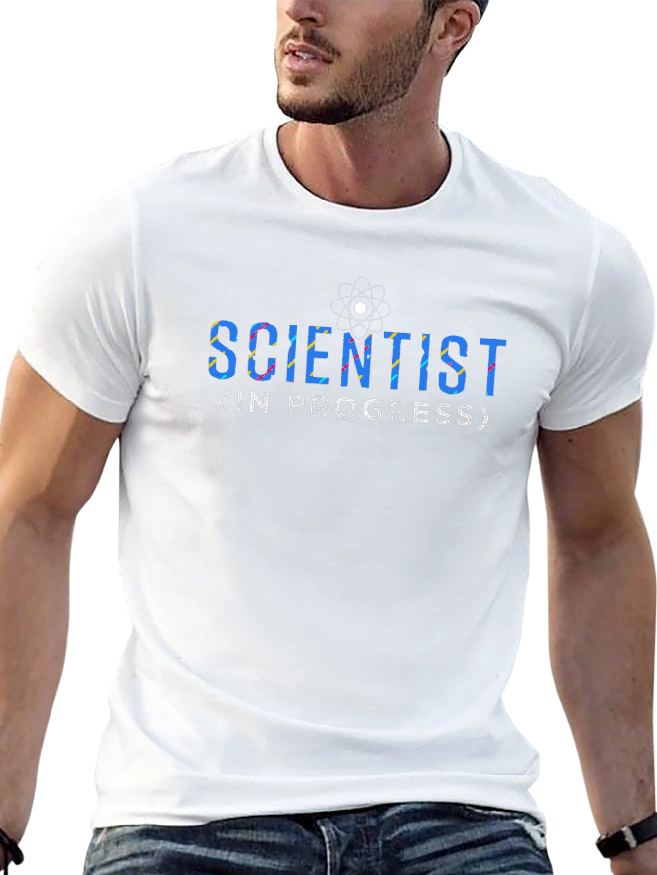 Scientist in Progress Graphic Tee - Black