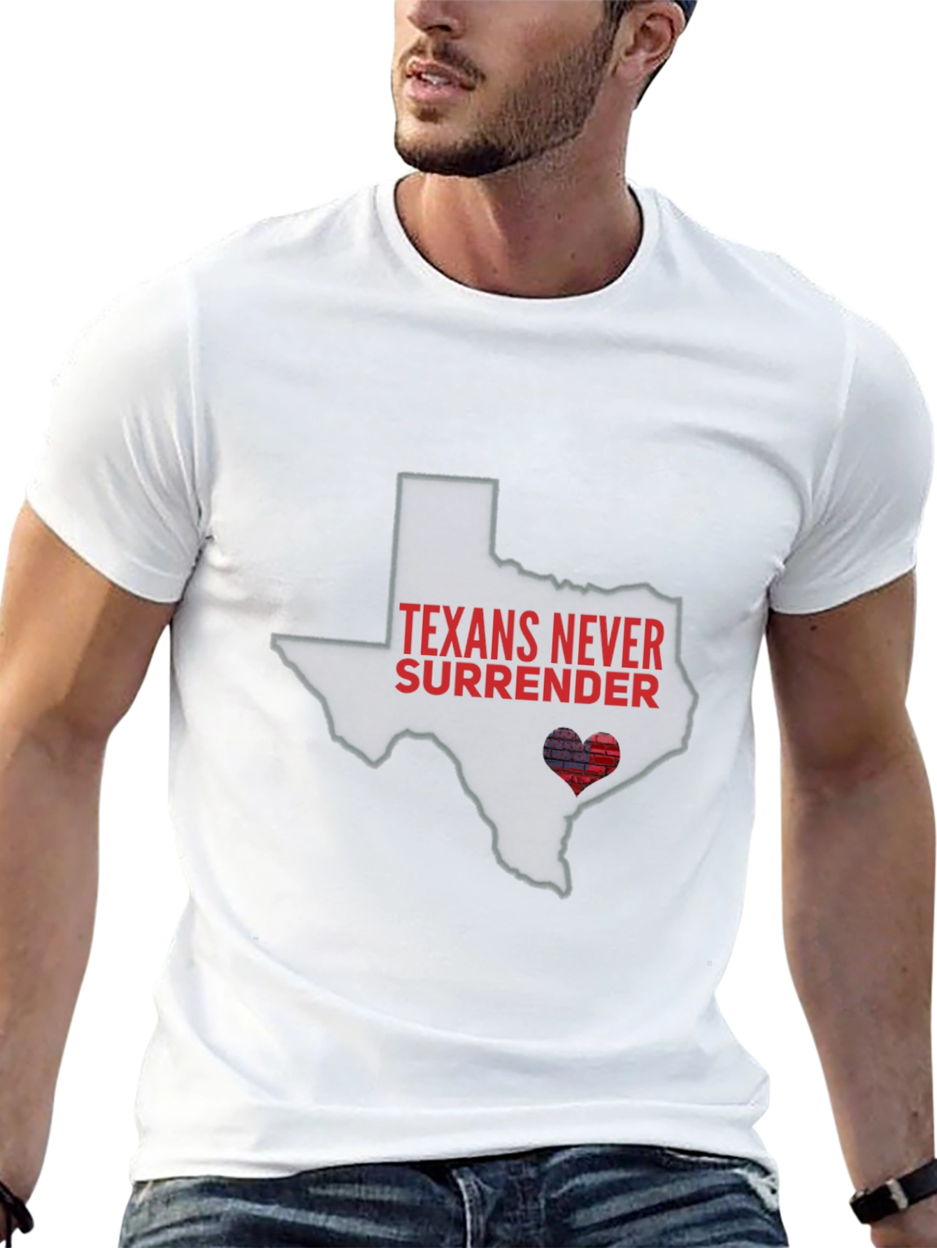 Texans Never Surrender State Pride T-Shirt