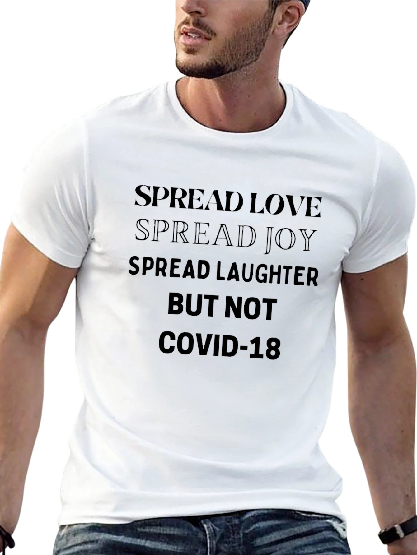 Spread Love Black T-Shirt
