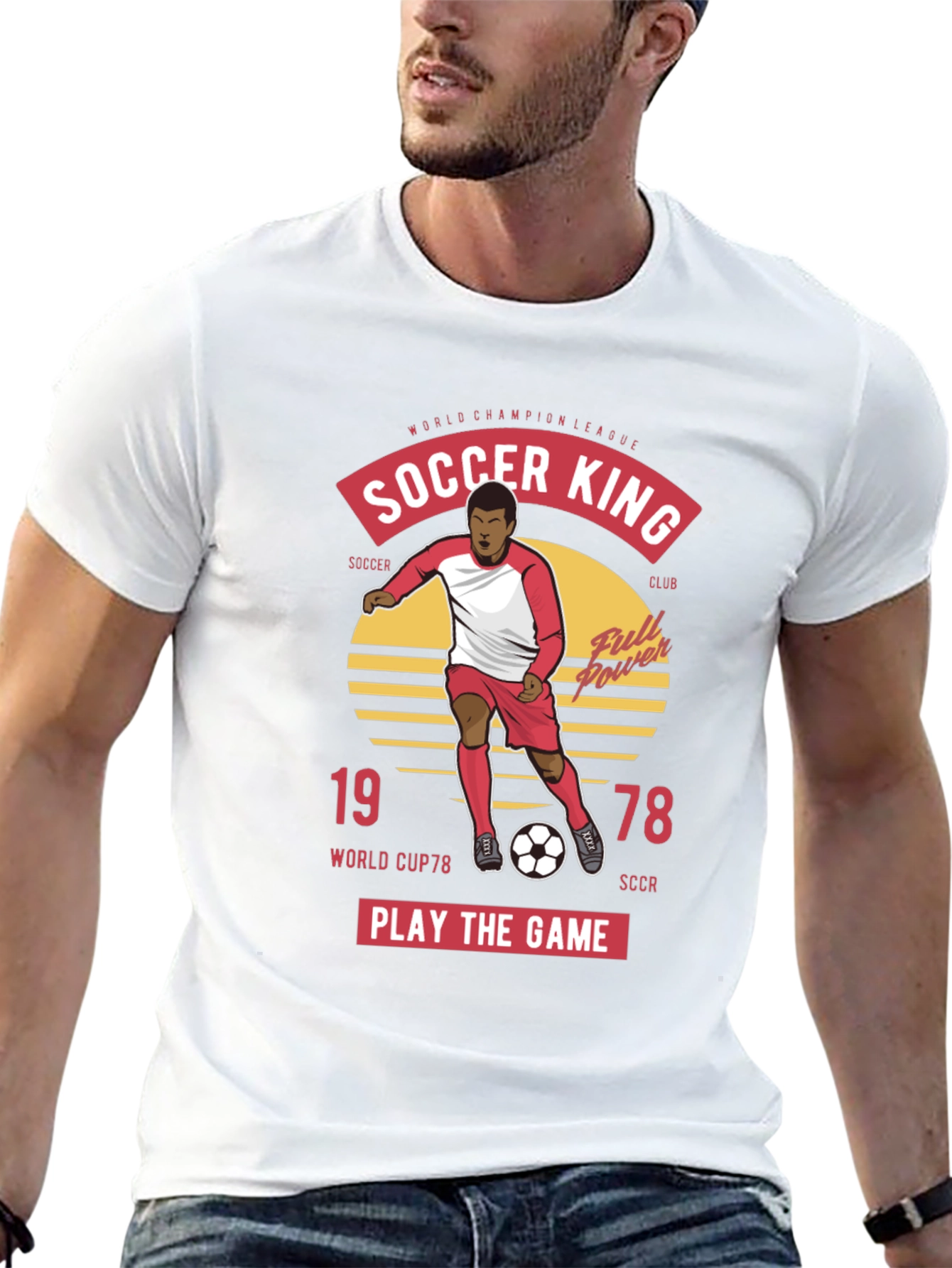 Soccer King 1978 Graphic T-Shirt