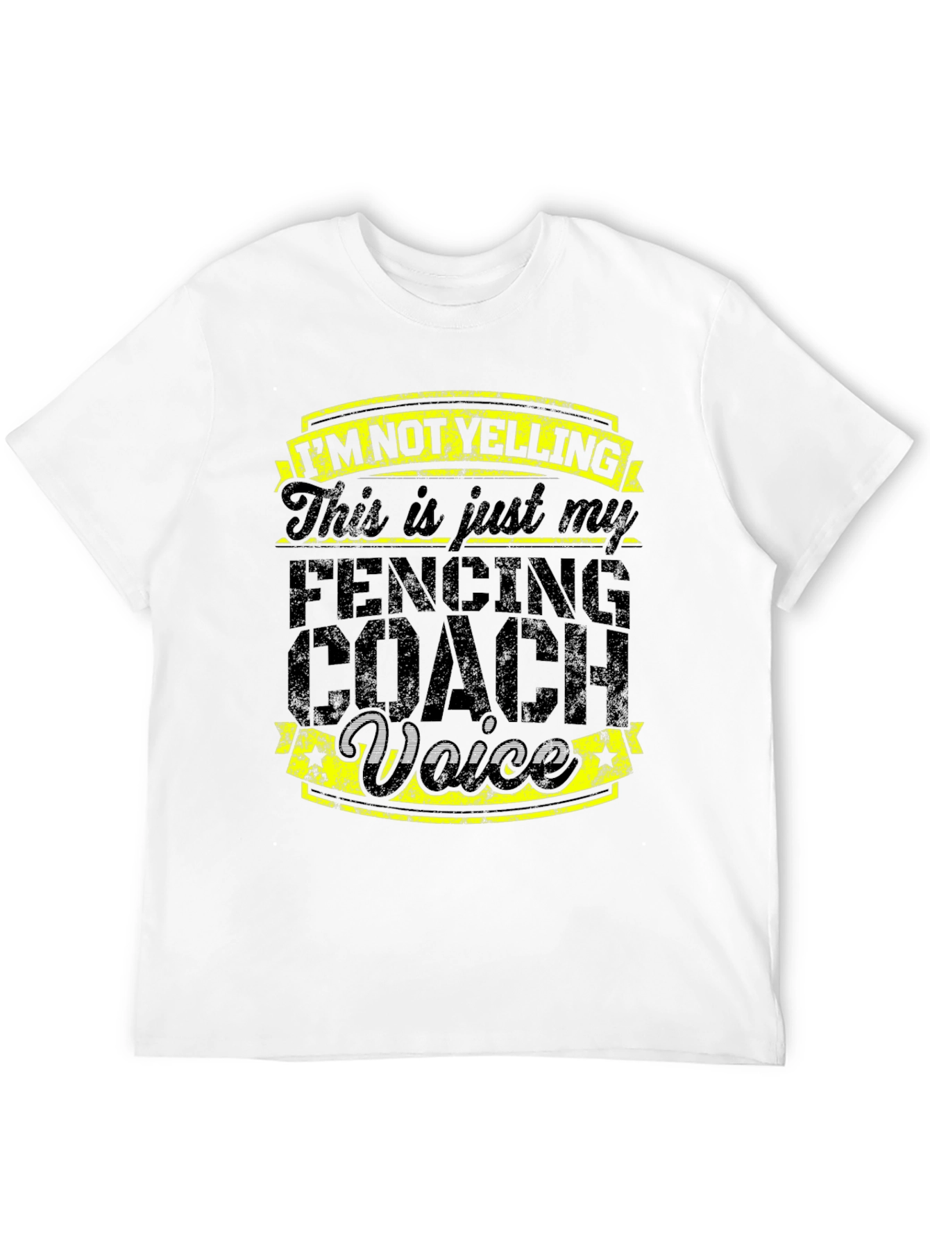 Fencing Coach Voice Graphic Tee