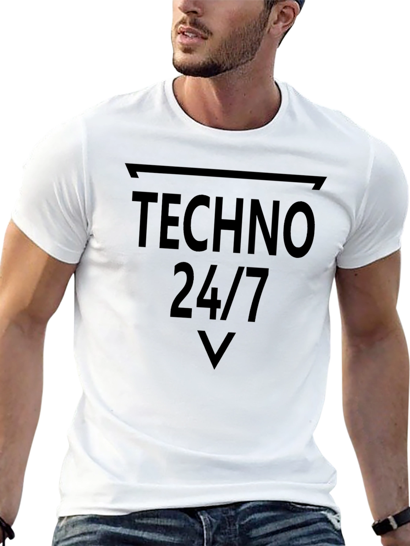 Techno 24/7 Graphic Print T-Shirt