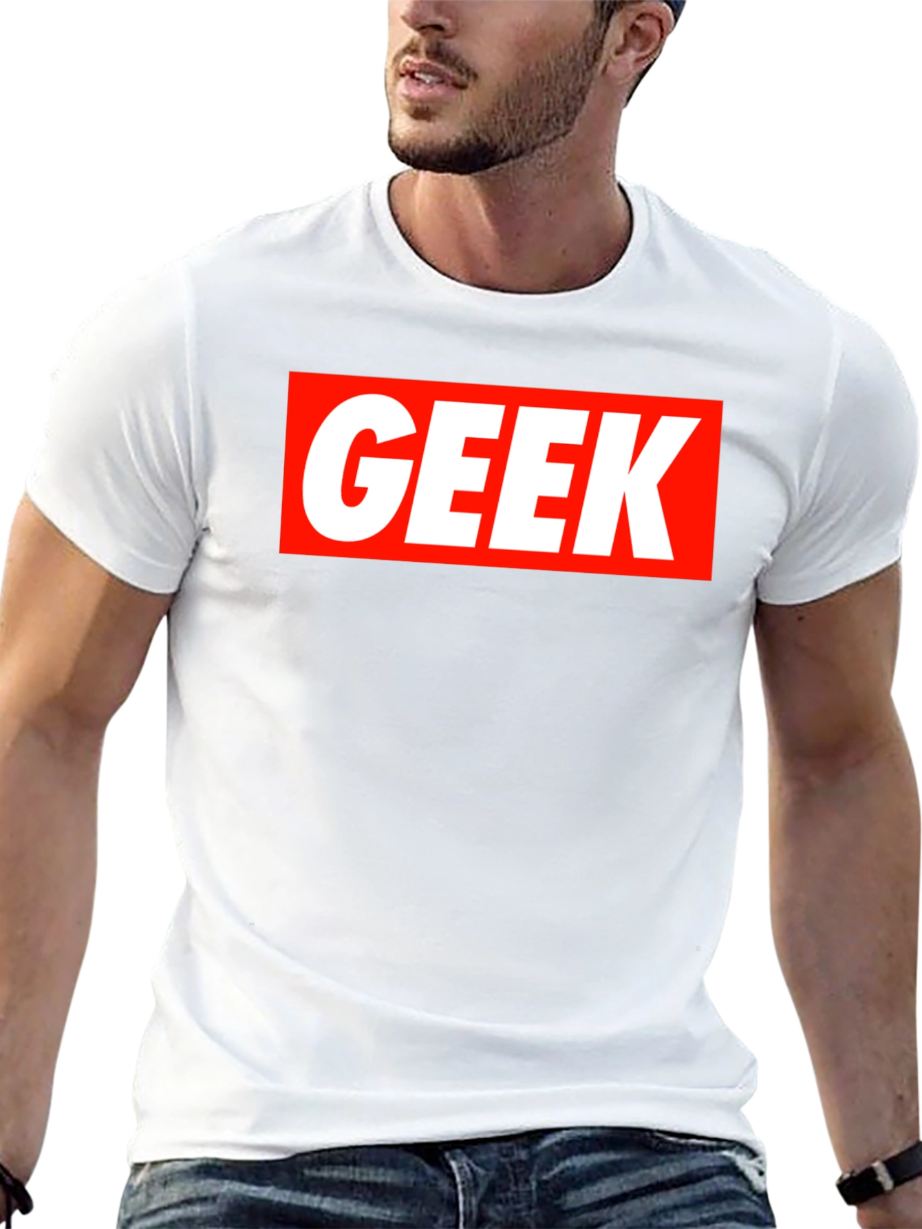 Geek Graphic Tee - Black Short Sleeve T-Shirt