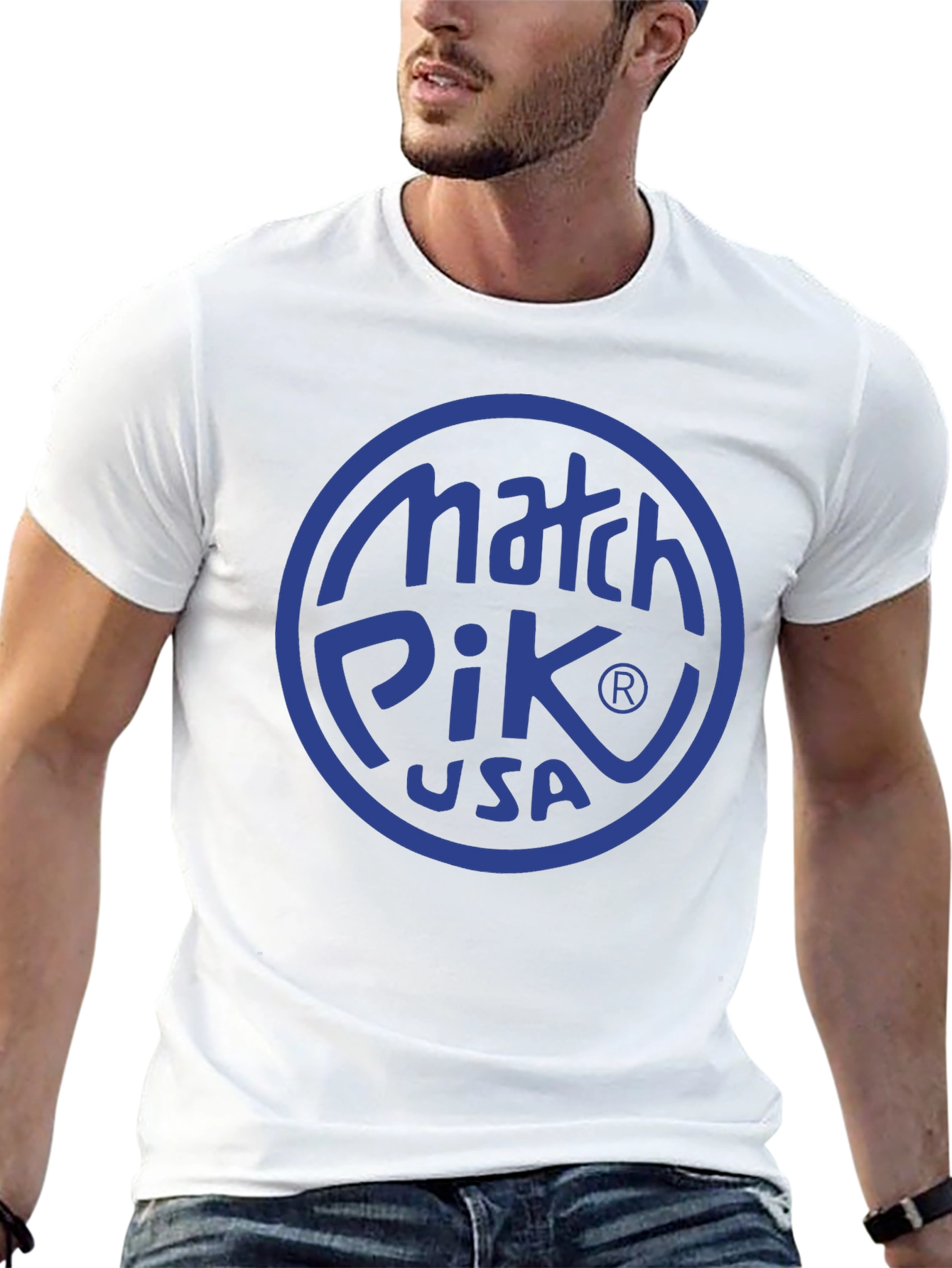 Match Pik USA Black Graphic Tee