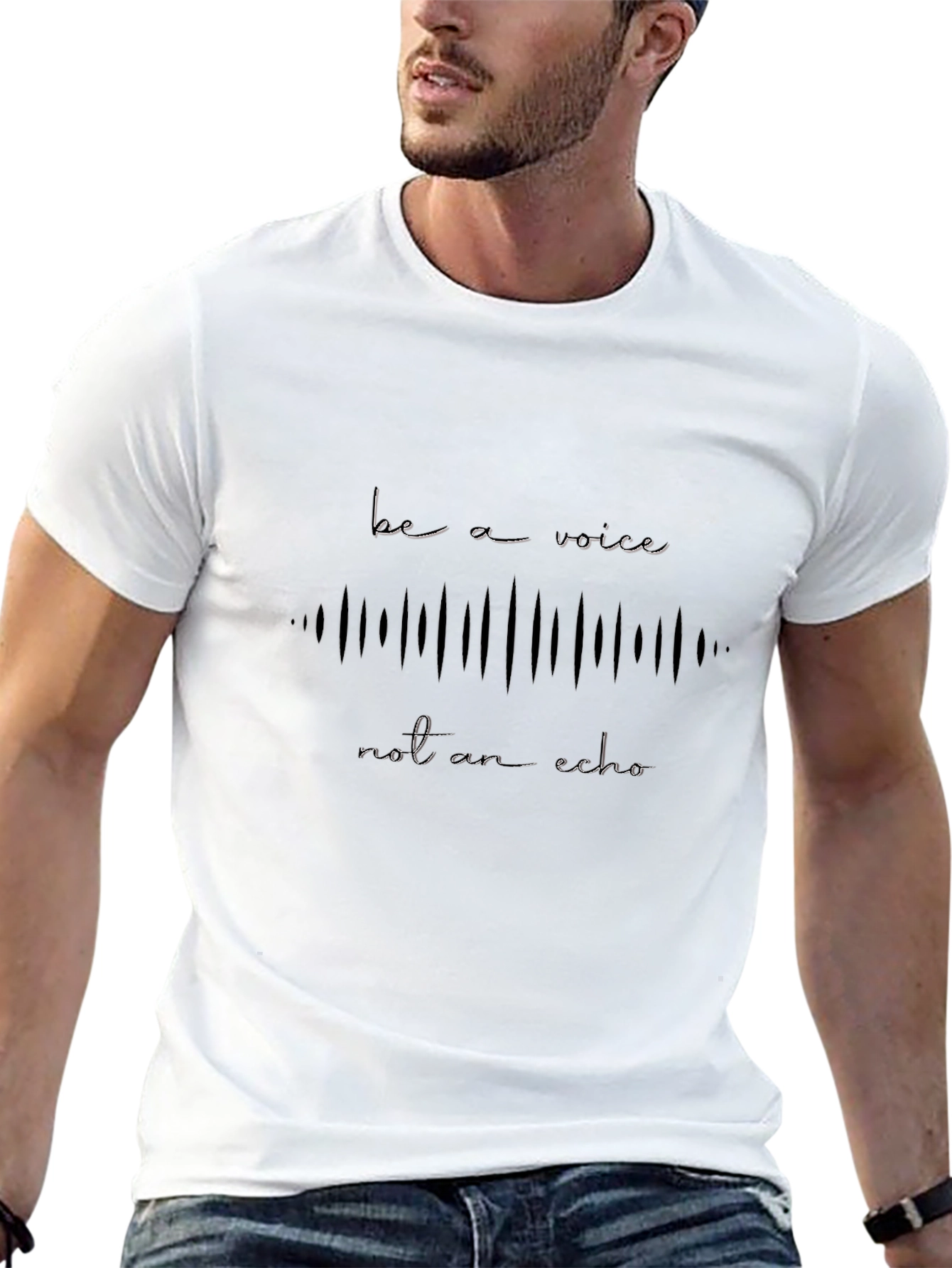 Be A Voice T-Shirt - Motivational Graphic Tee
