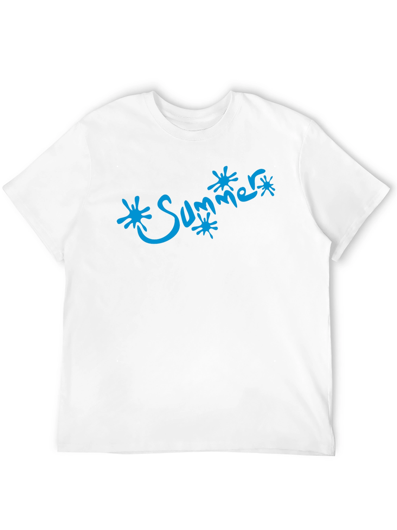 Summer Splash Tee - Cool Black Graphic T-Shirt