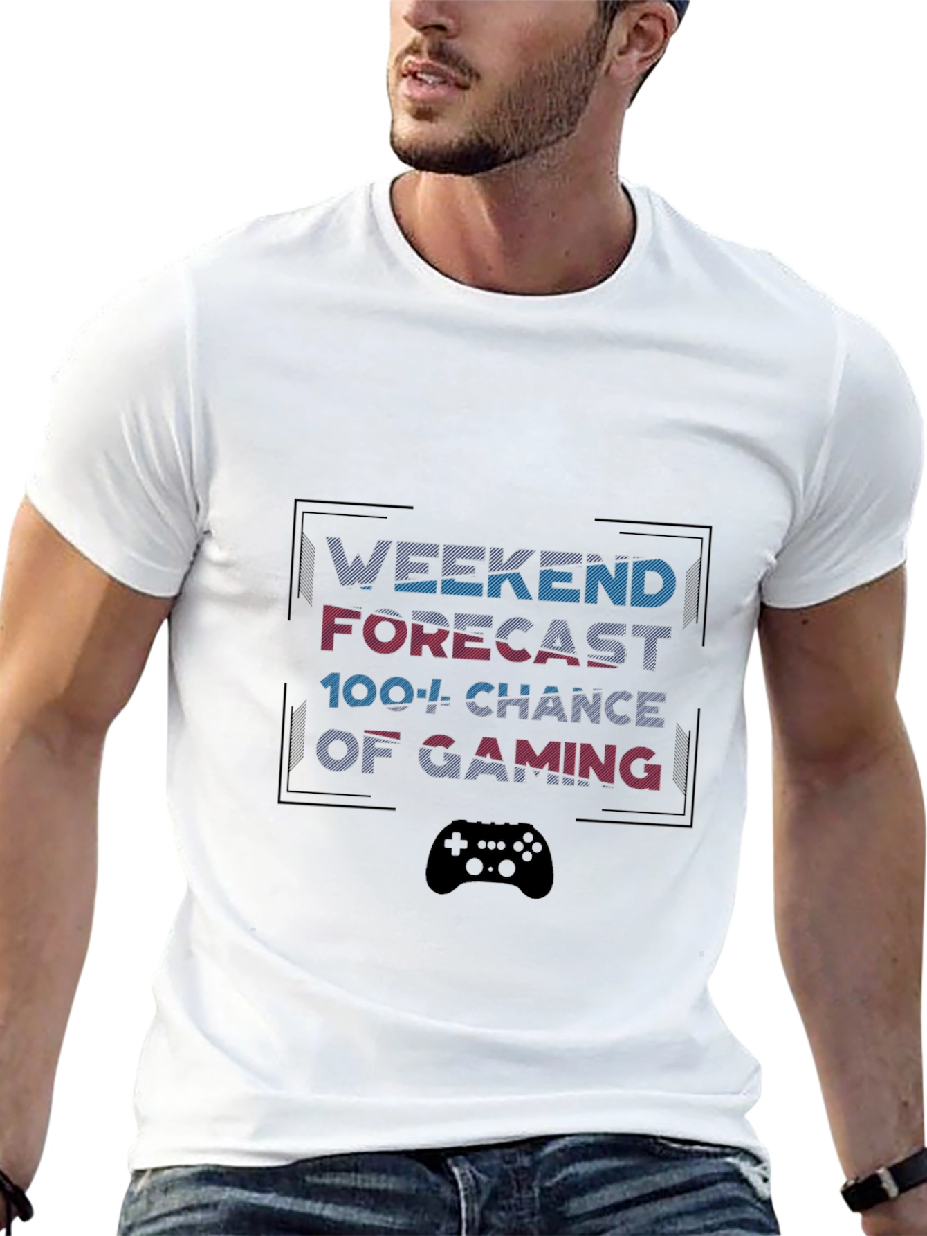 Weekend Gaming Forecast Graphic Tee