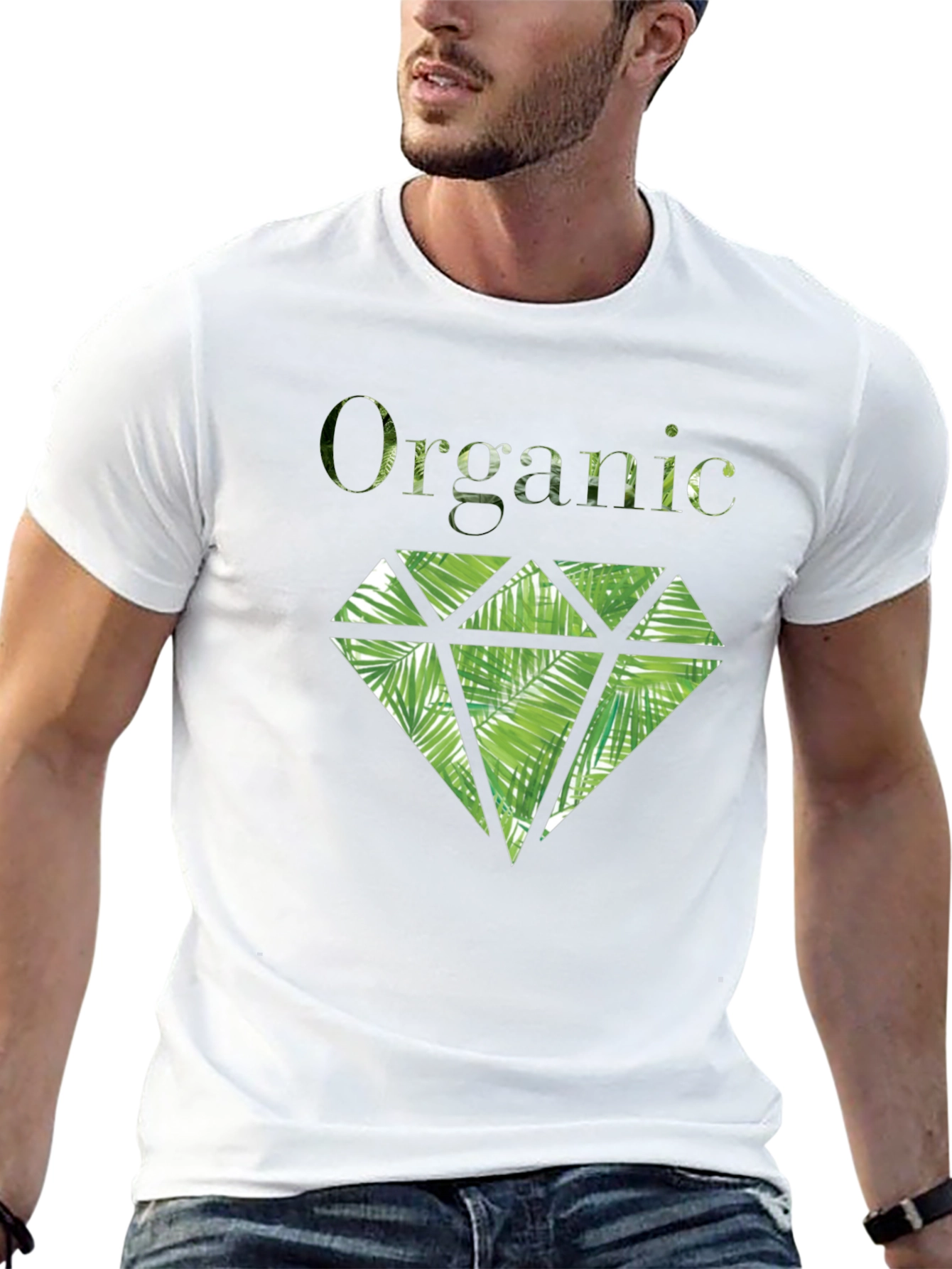 Organic Diamond Graphic T-Shirt