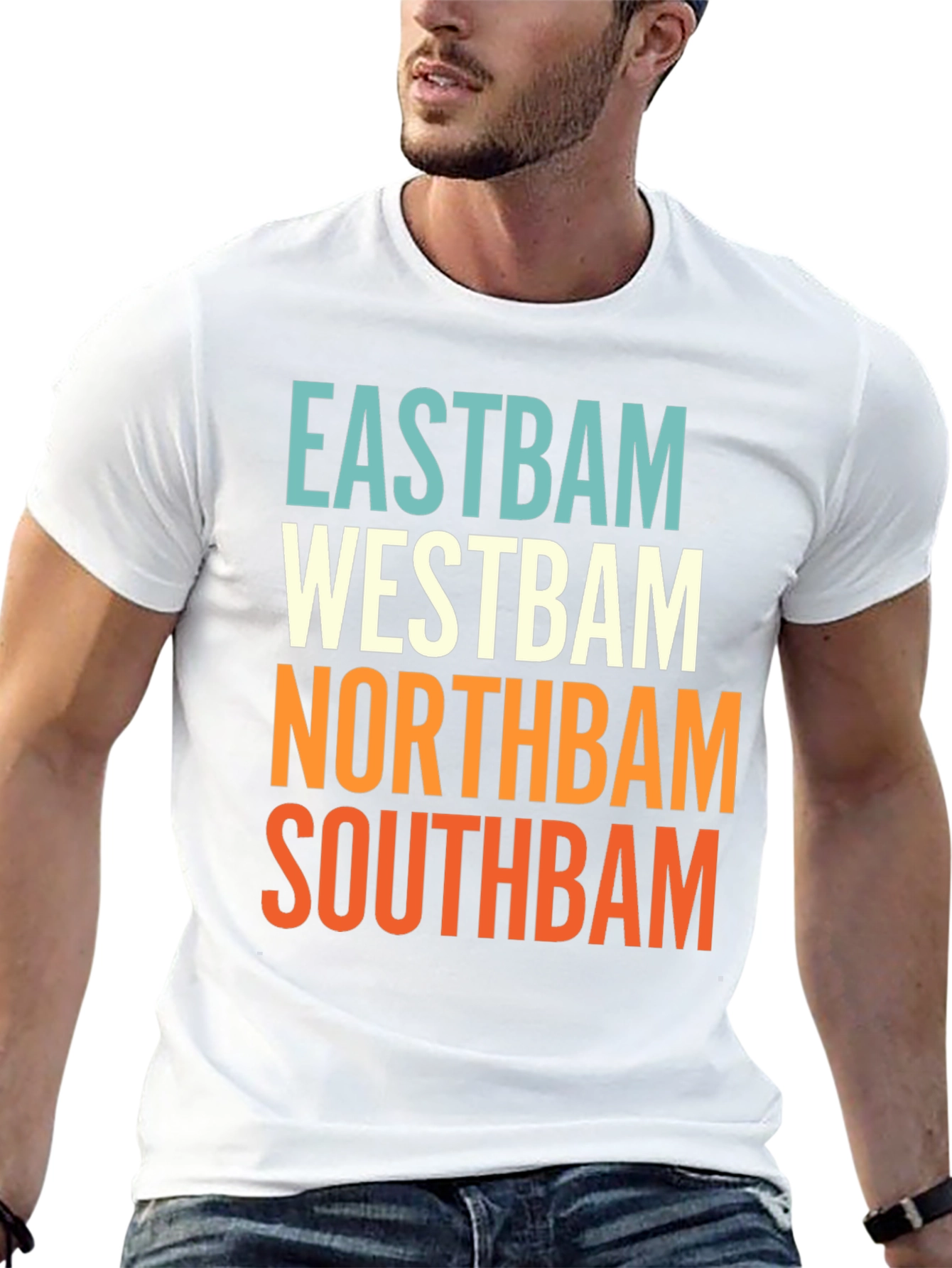 Eastbam Westbam Northbam Southbam Graphic Tee
