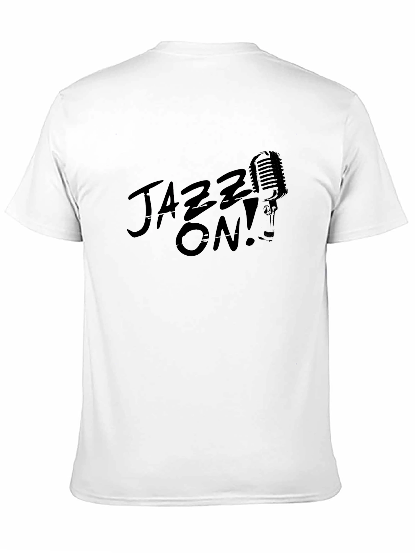 Jazz On! Black Graphic Print T-Shirt