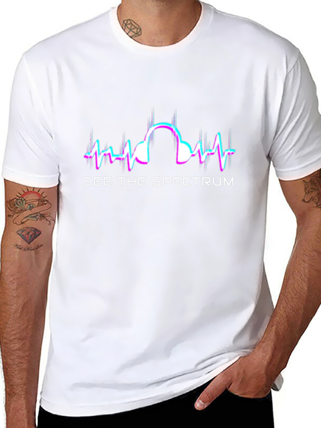See the Spectrum Graphic T-Shirt - Music Lover Tee