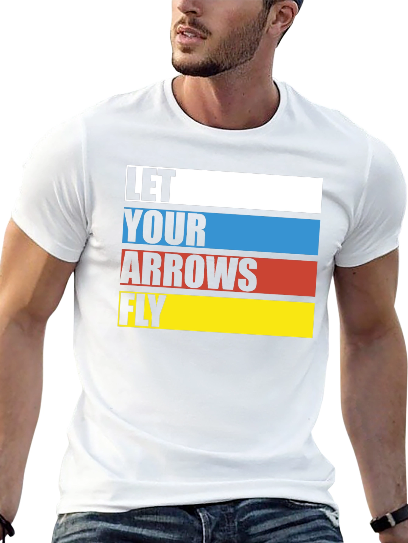Let Your Arrows Fly Graphic Tee - Black