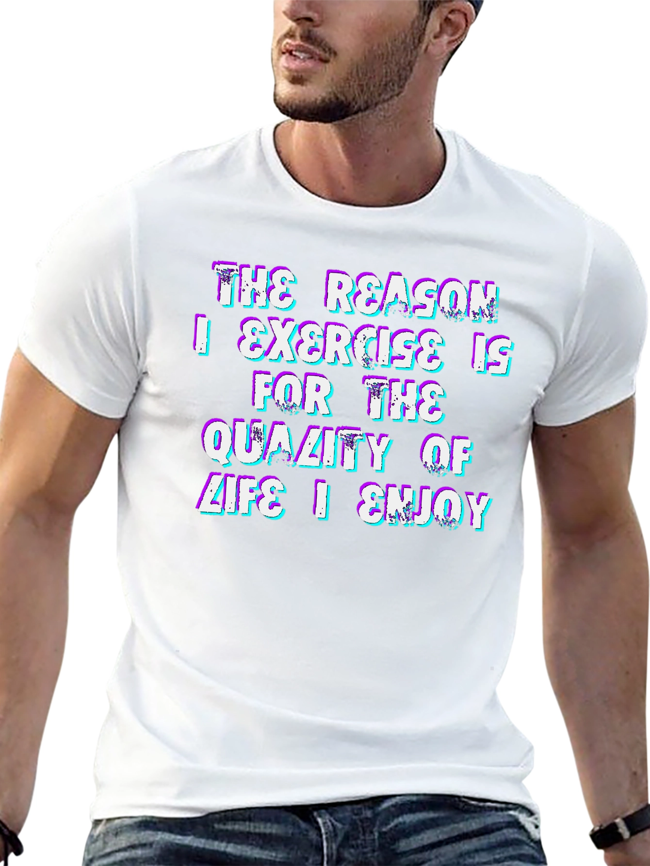 Exercise Motivation Graphic Tee - Quality of Life