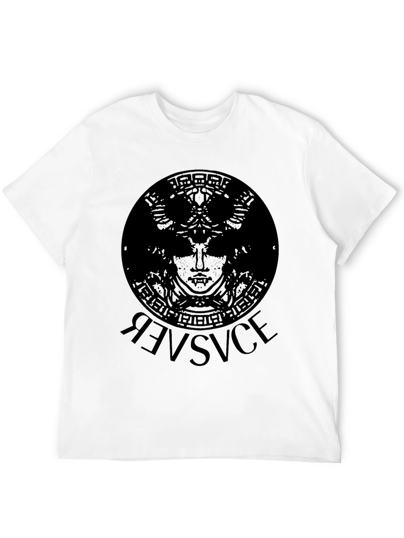 Black Versace Medusa Head Print T-Shirt