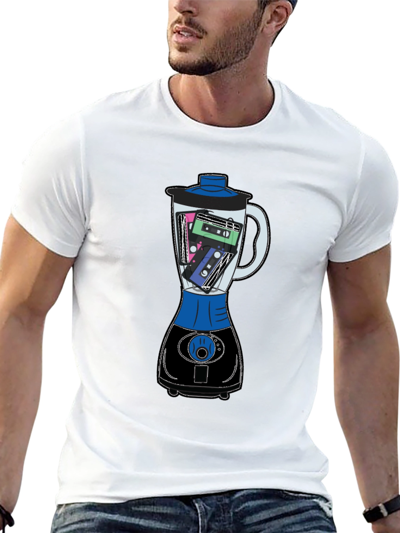 Retro Mix Tape Blender Graphic Tee