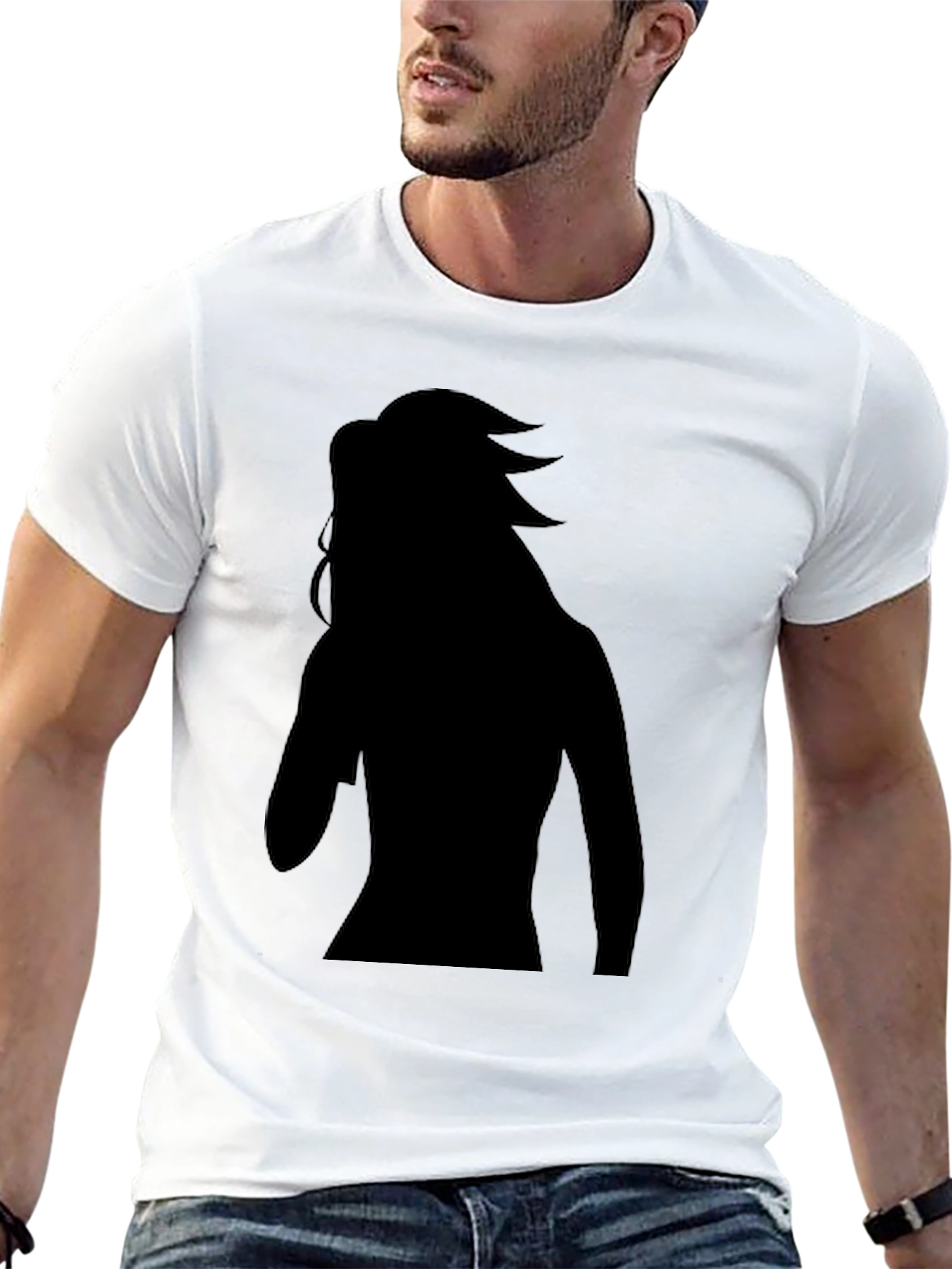 Silhouette Graphic Print T-Shirt