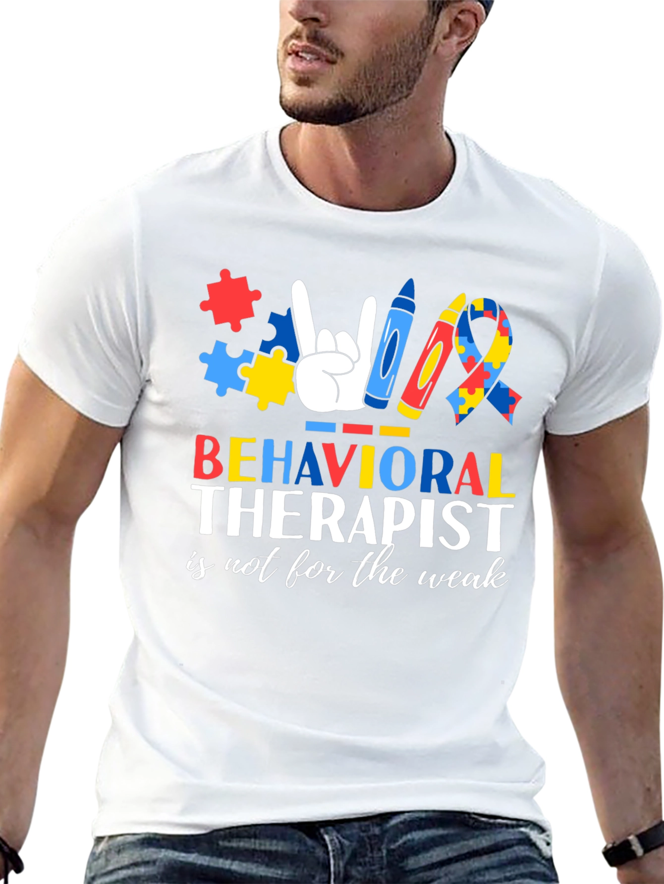 Behavioral Therapist Autism Awareness T-Shirt