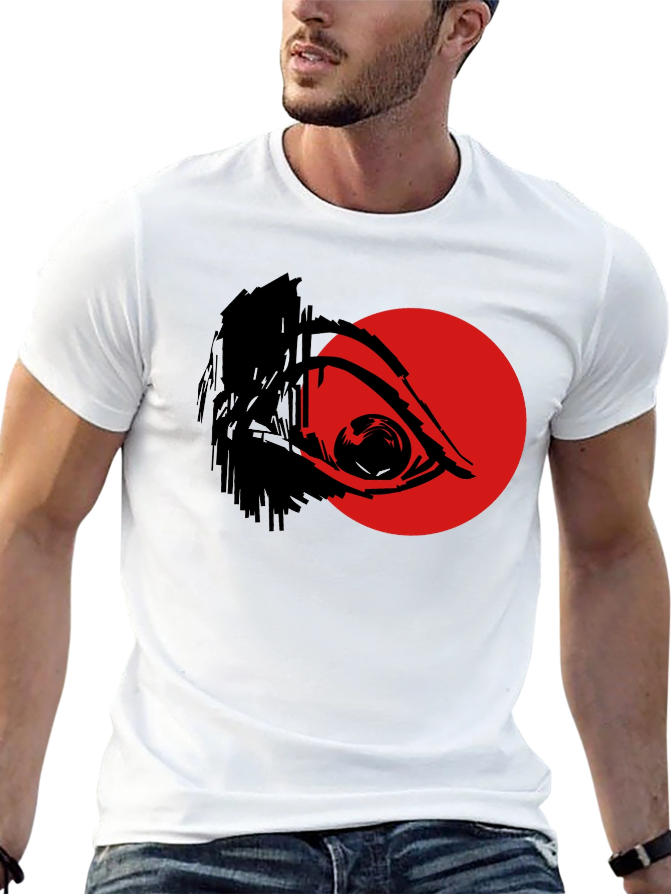 Eye Graphic Black T-Shirt