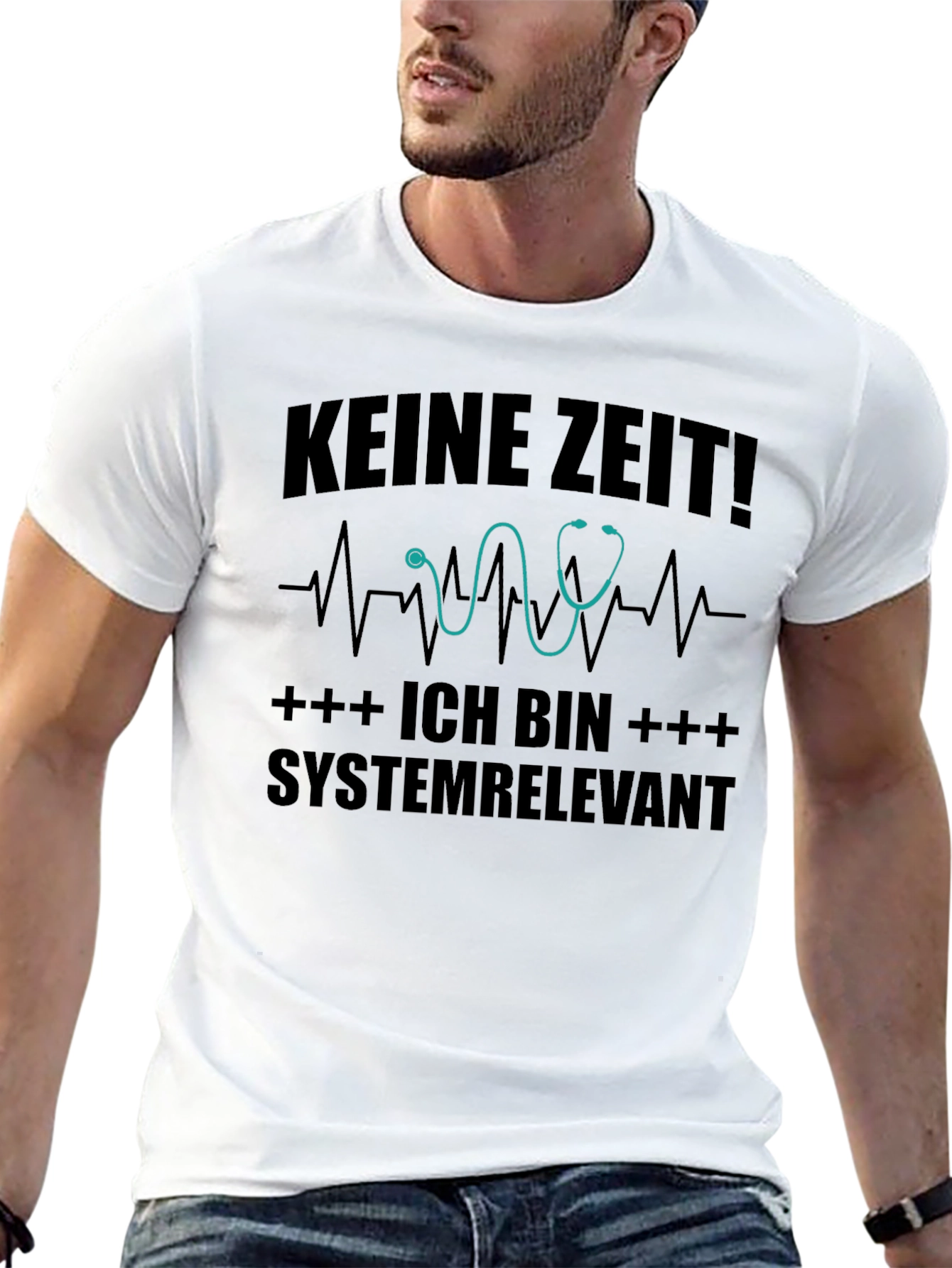 Systemrelevant Black T-Shirt - No Time!