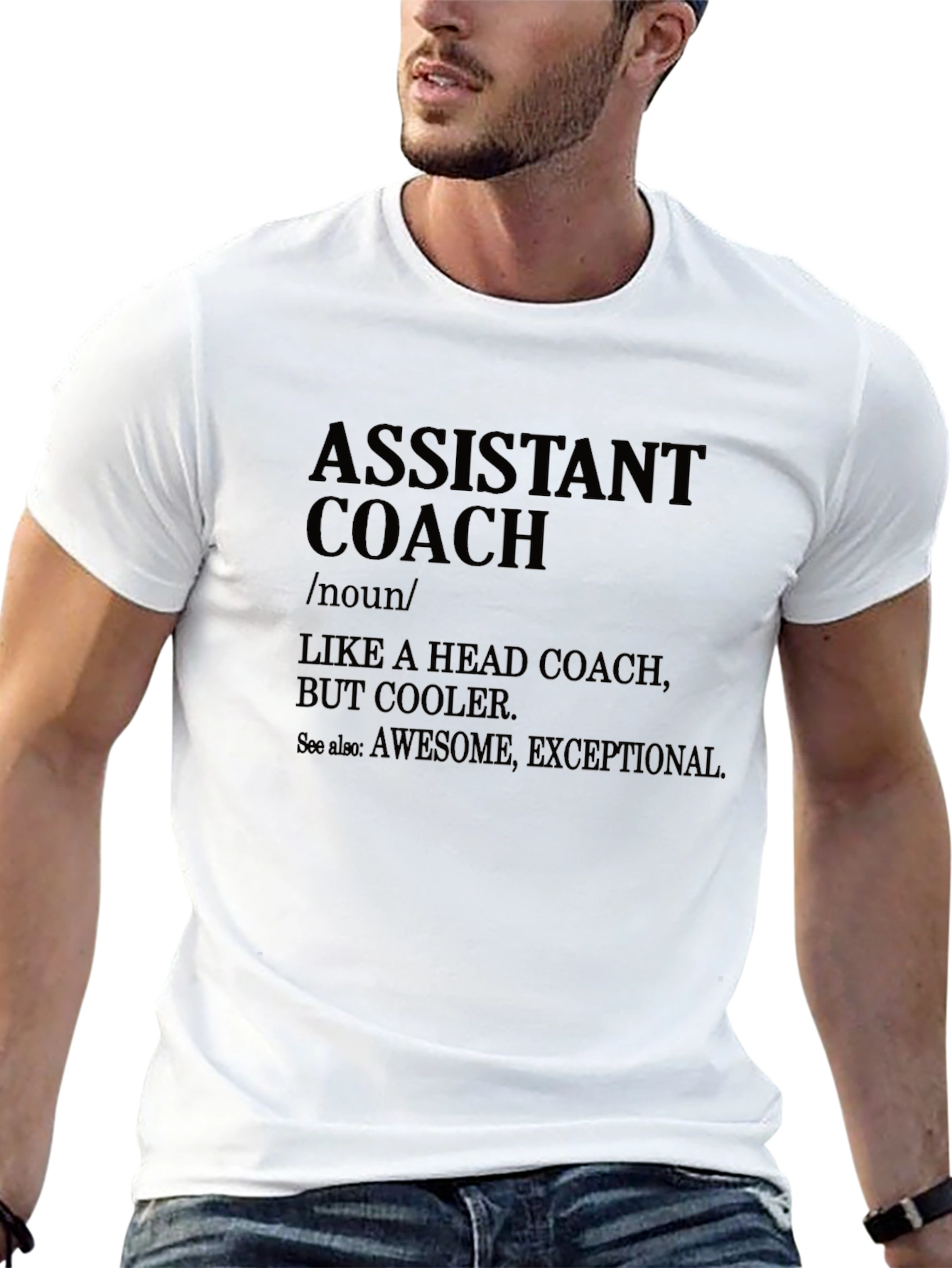 Assistant Coach Definition Black T-Shirt