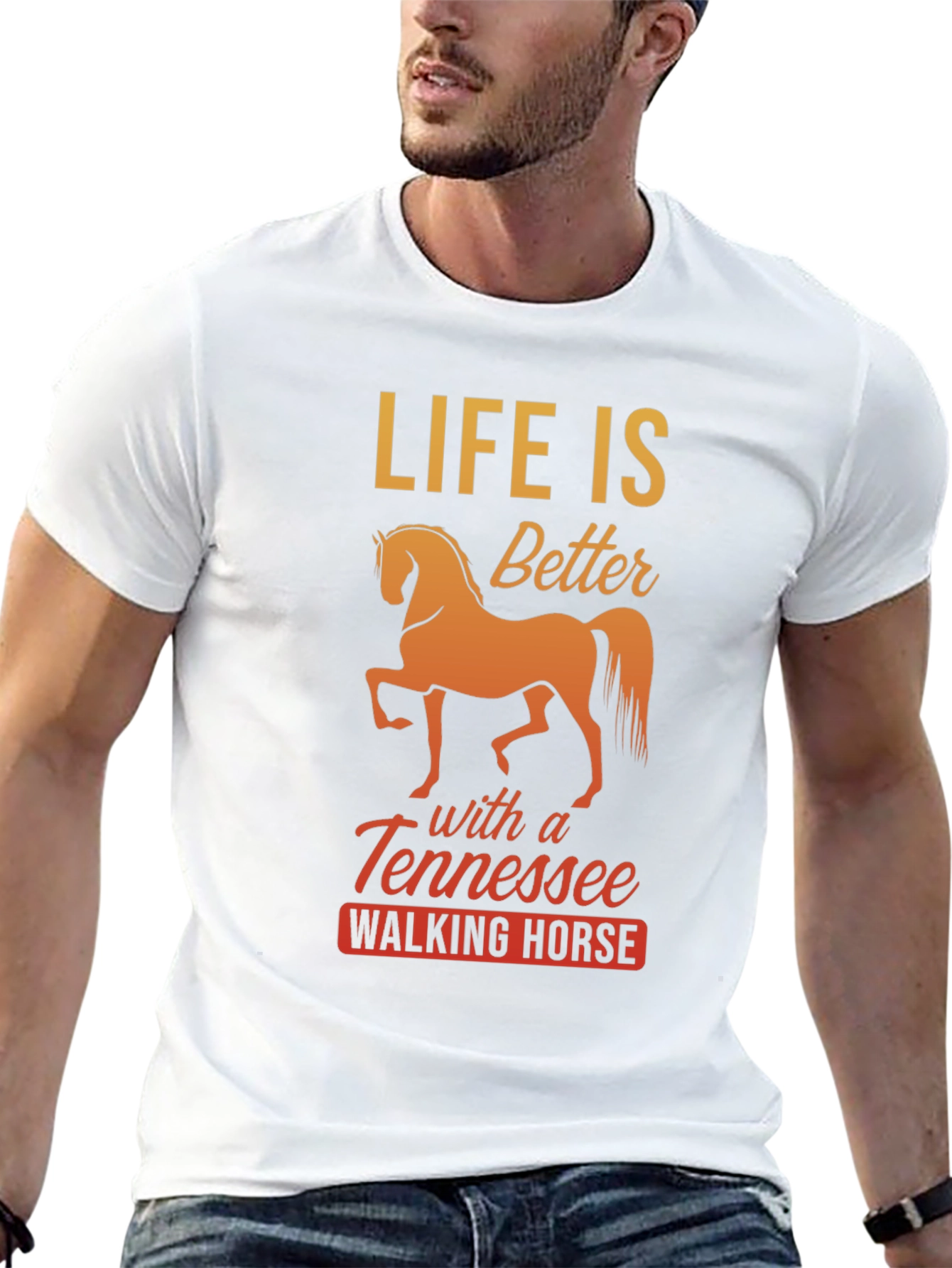 Life is Better Horse T-Shirt