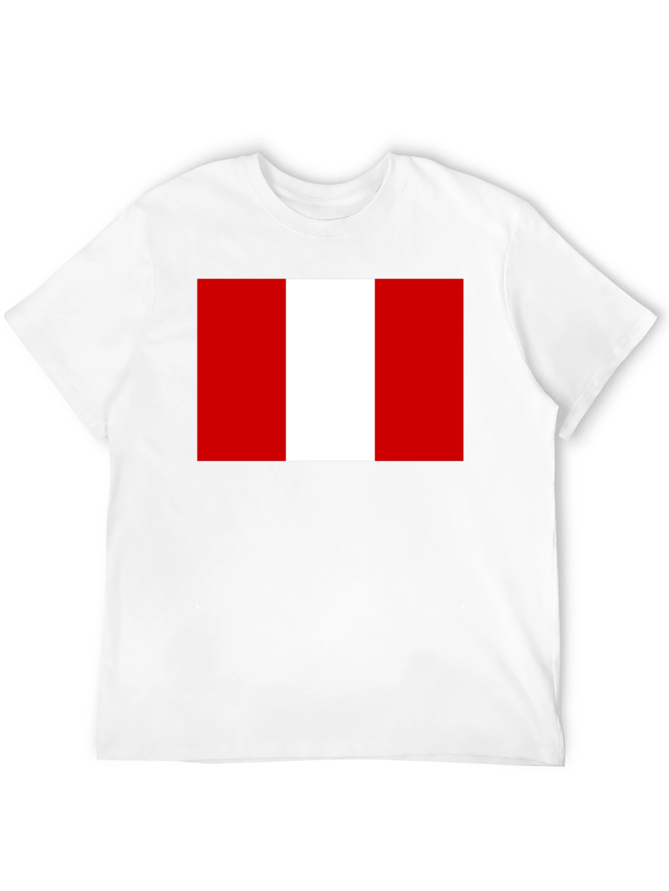 Peru Flag T-Shirt - Black Graphic Tee