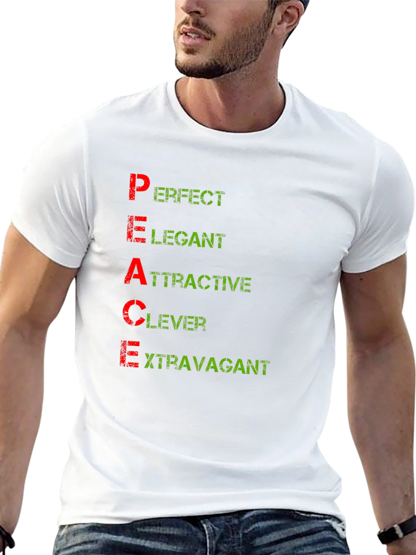 PEACE Definition T-Shirt - Perfect Elegant Attractive Clever Extravagant