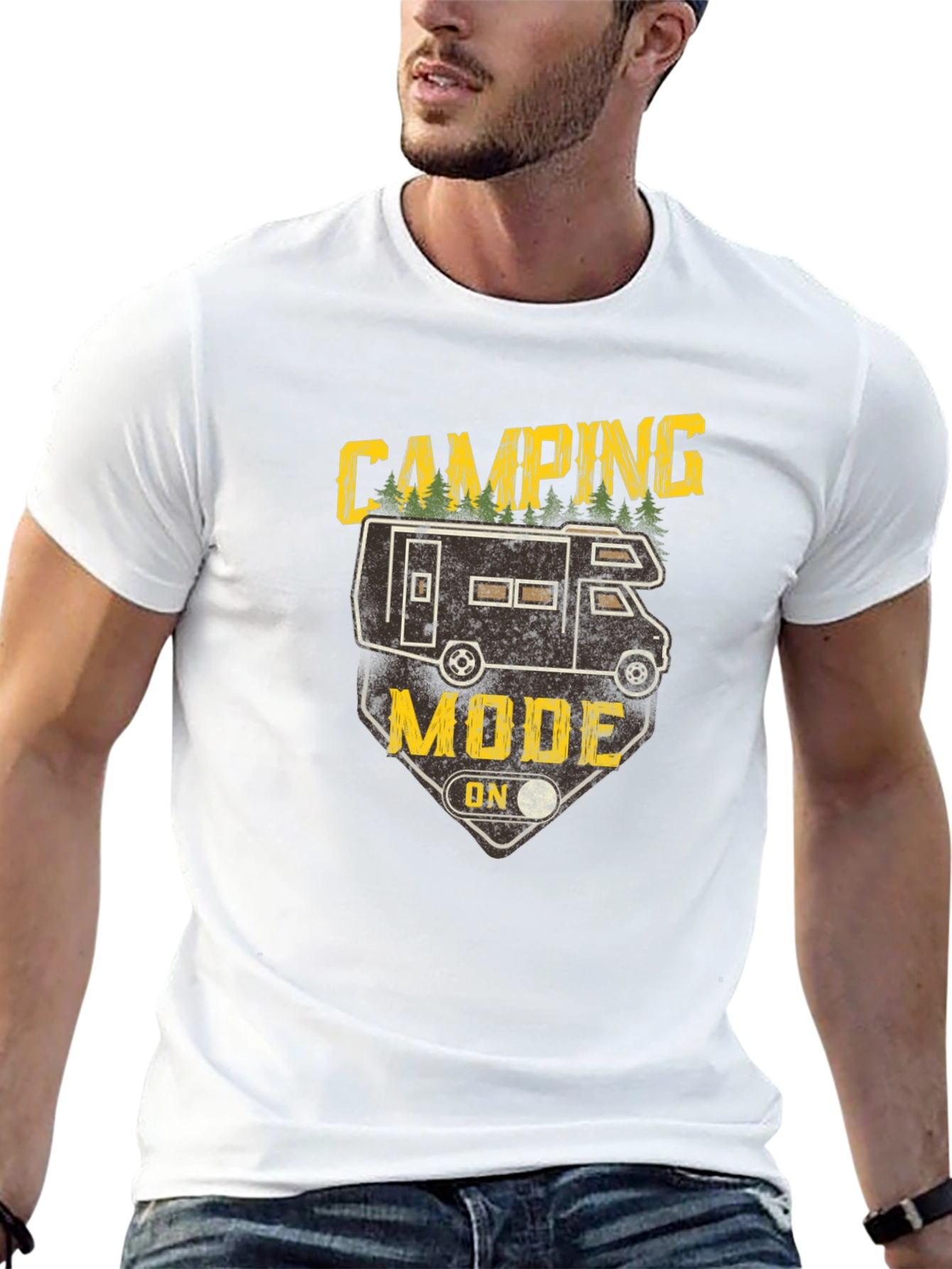 Camping Mode On T-Shirt