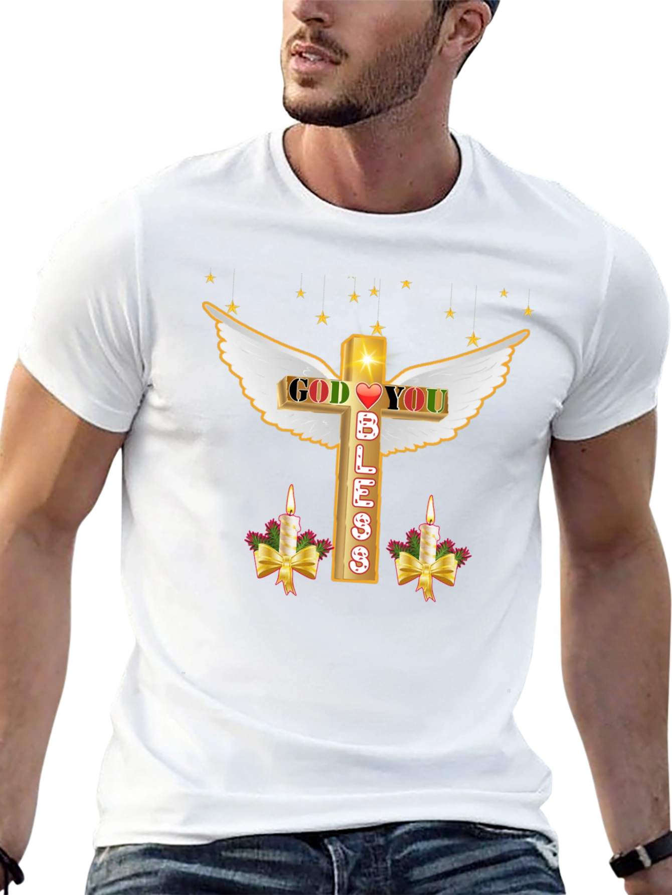God Bless You Graphic T-Shirt