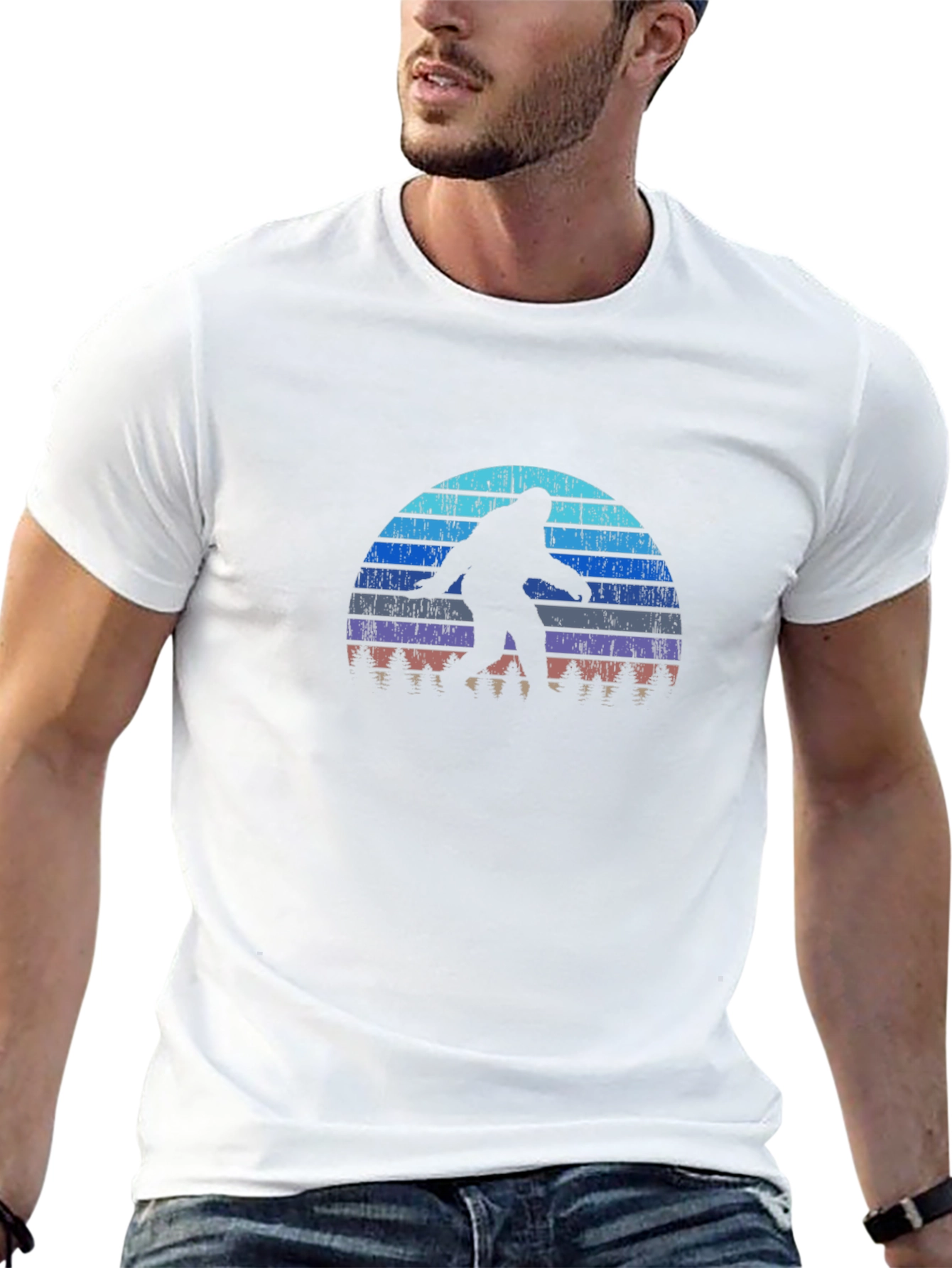 Retro Bigfoot T-Shirt - Sasquatch Sunset Graphic Tee