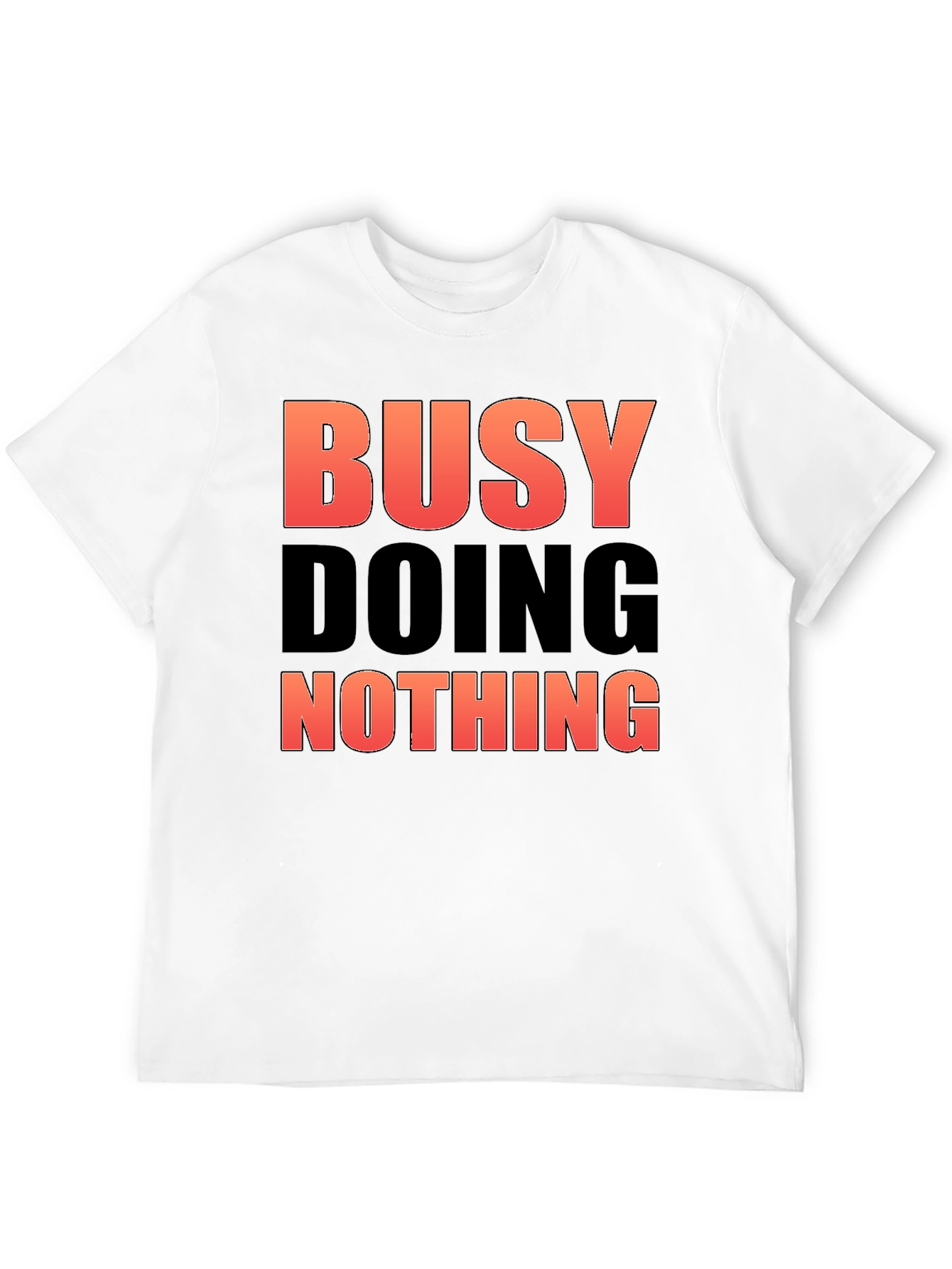 Busy Doing Nothing Graphic Tee - Relaxed Fit