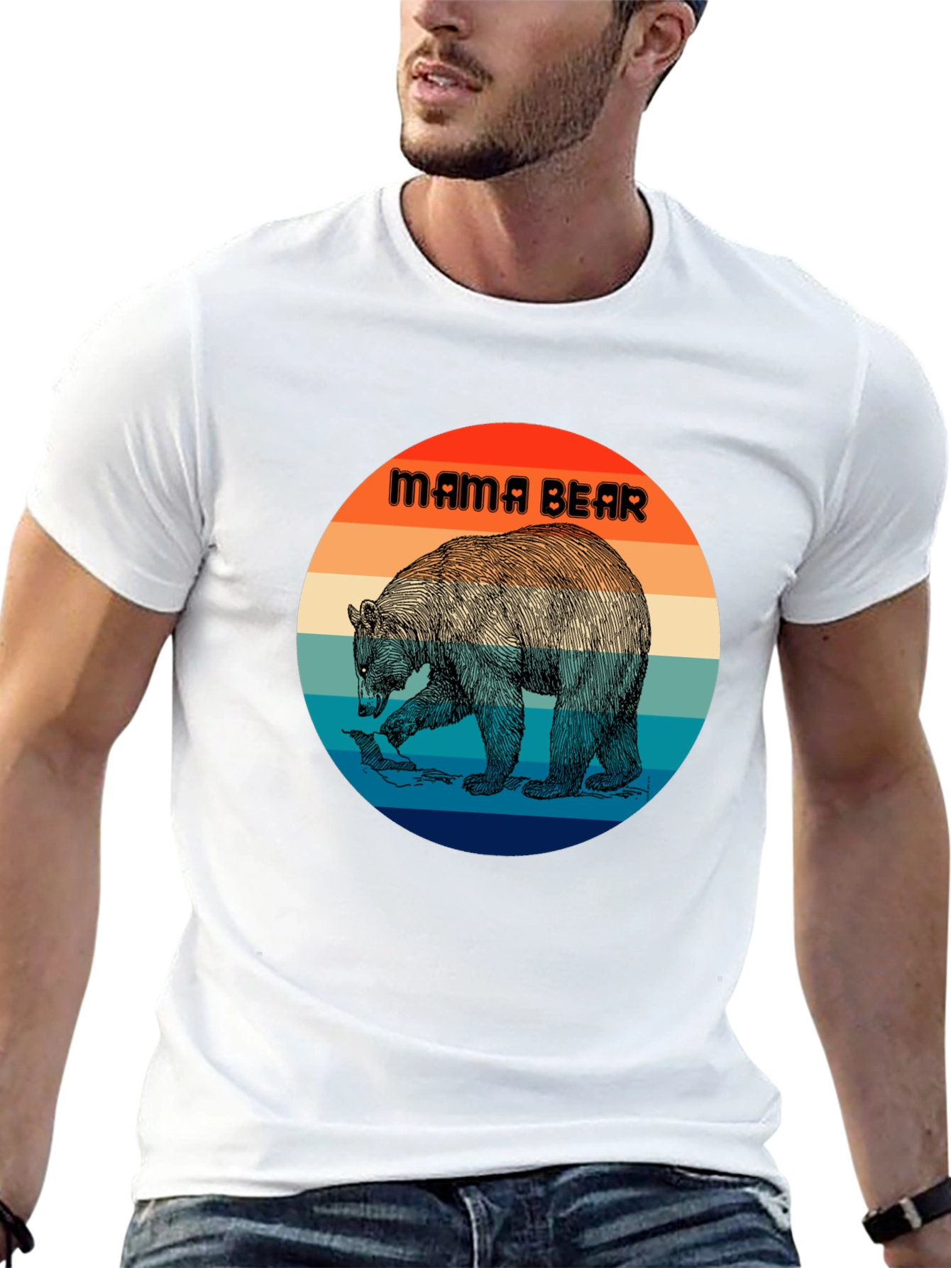 Mama Bear Graphic T-Shirt