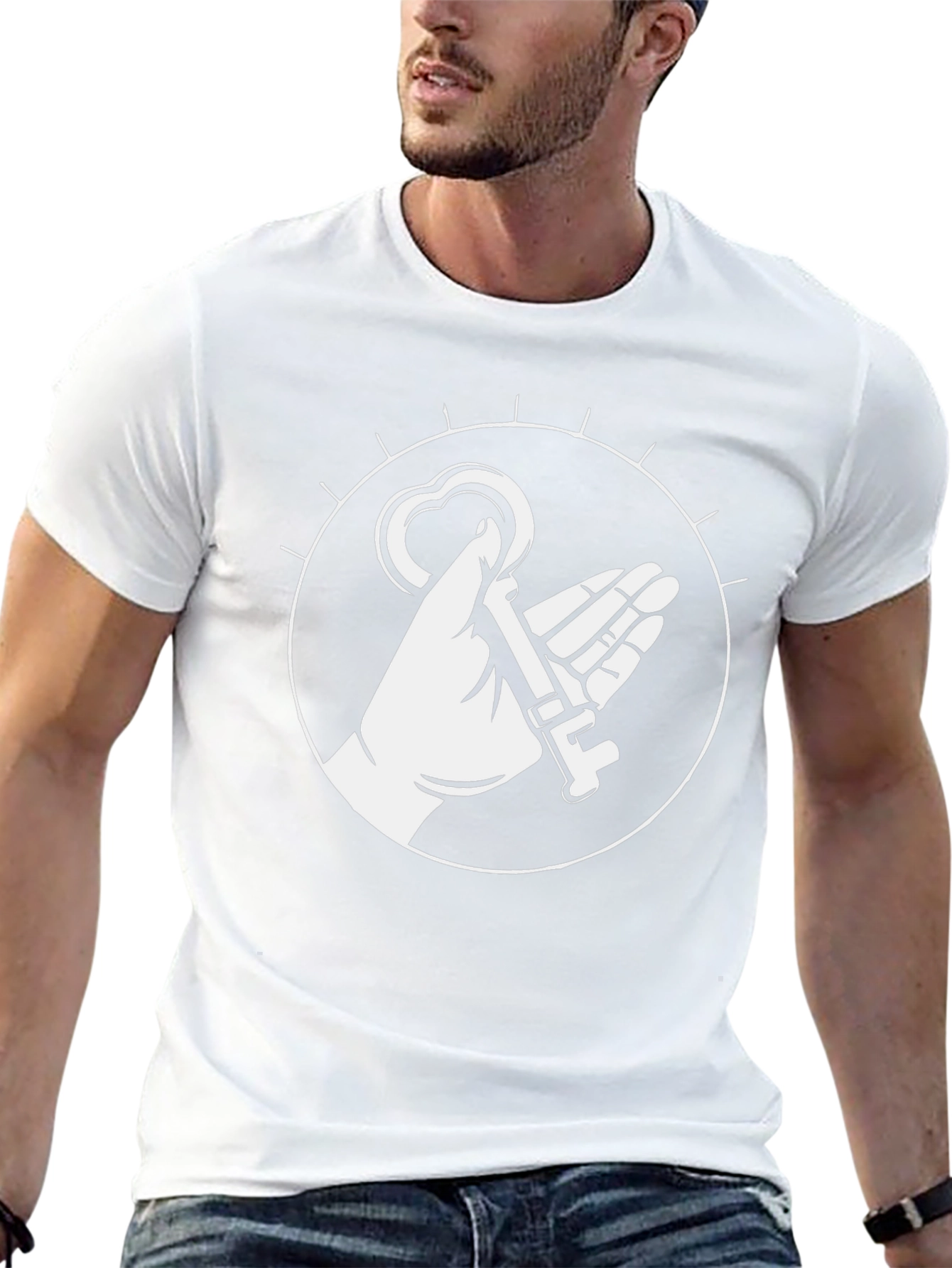 Key to My Heart Graphic Tee - Black