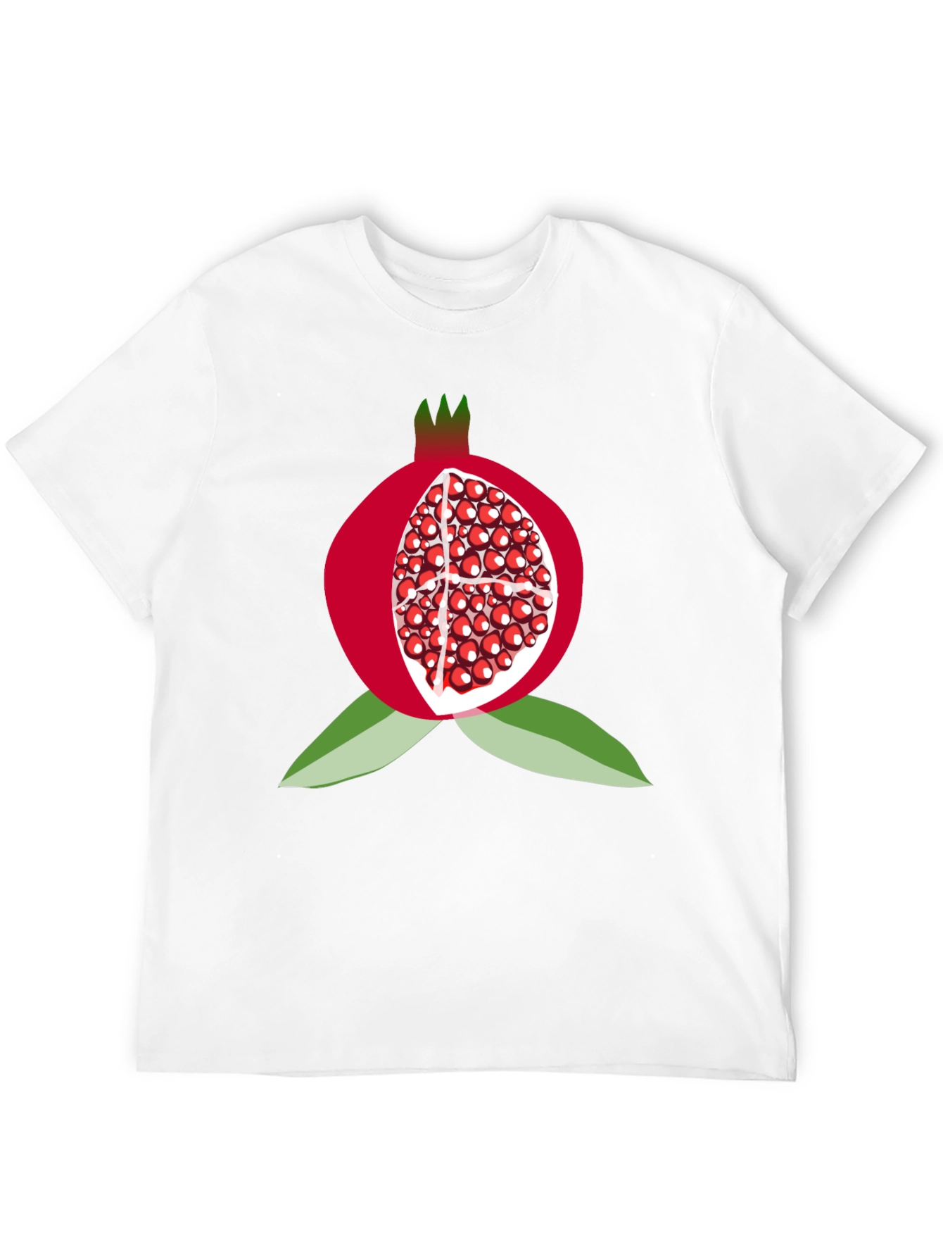 Pomegranate Graphic Tee - Fruit Lovers Black T-Shirt