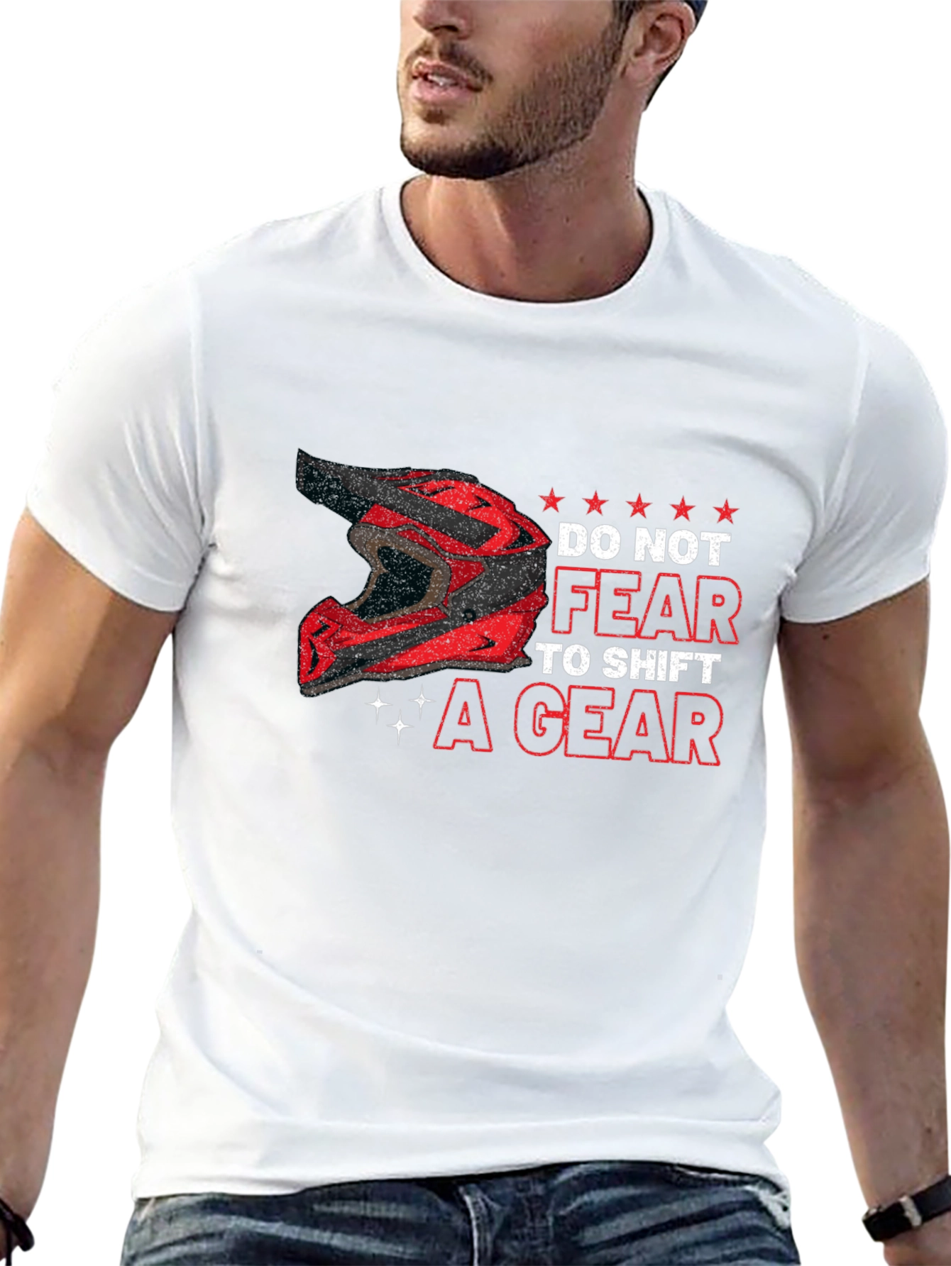 Do Not Fear to Shift a Gear Black T-Shirt