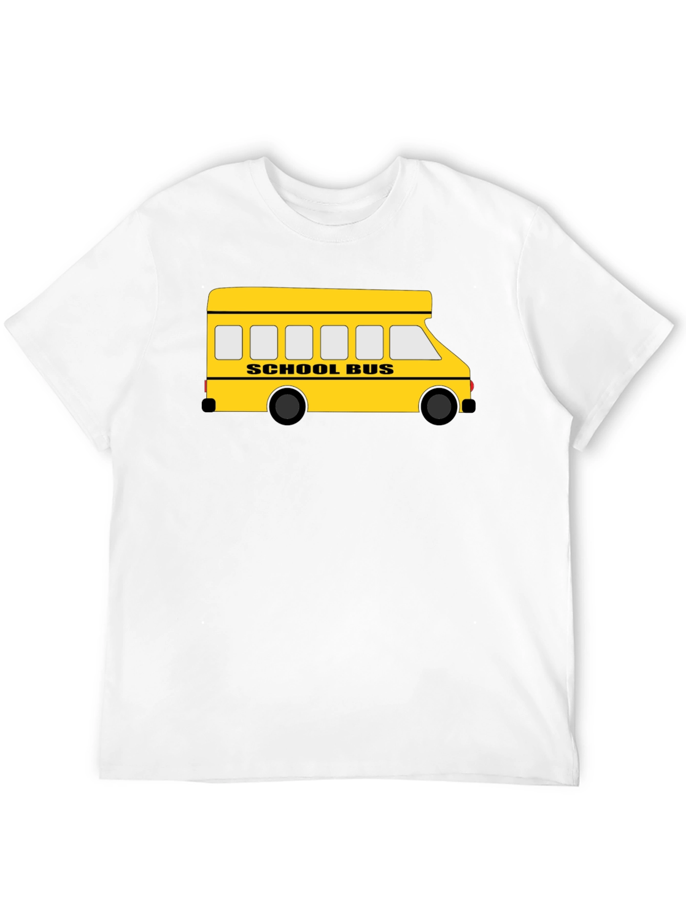 School Bus Graphic Tee - Black