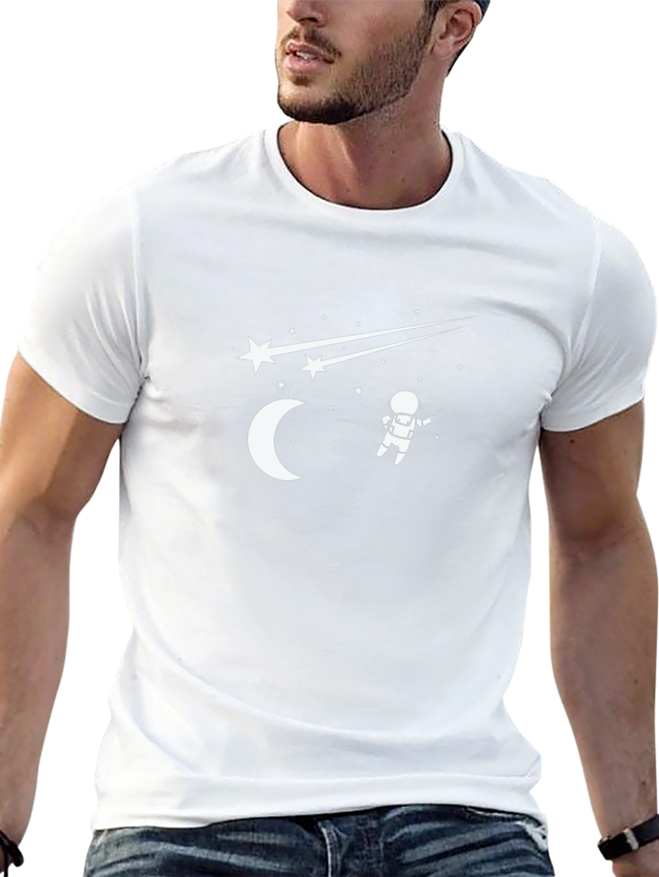 Astronaut Graphic T-Shirt - Space Dreamer Design
