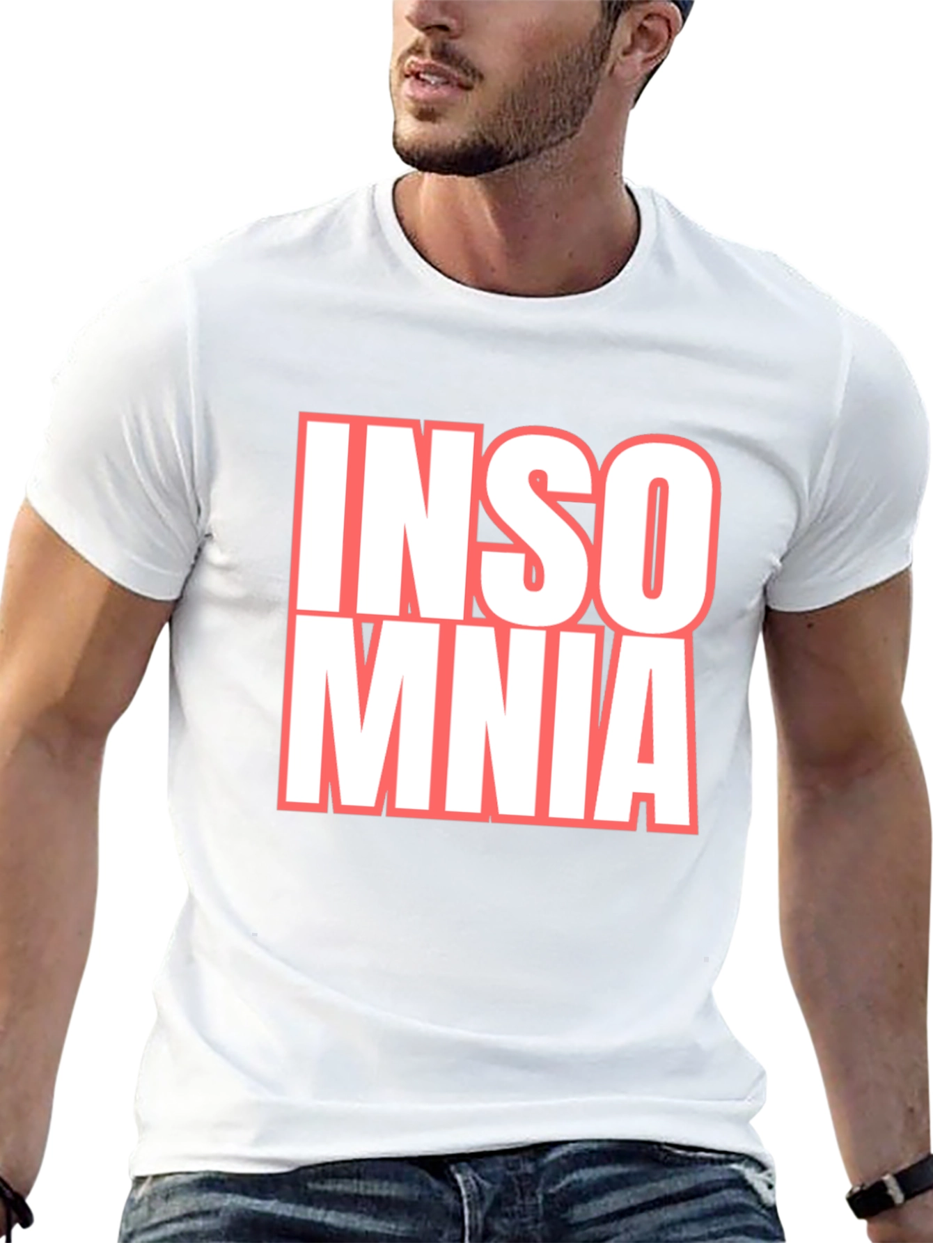 Insomnia Graphic Tee - Stylish Comfort
