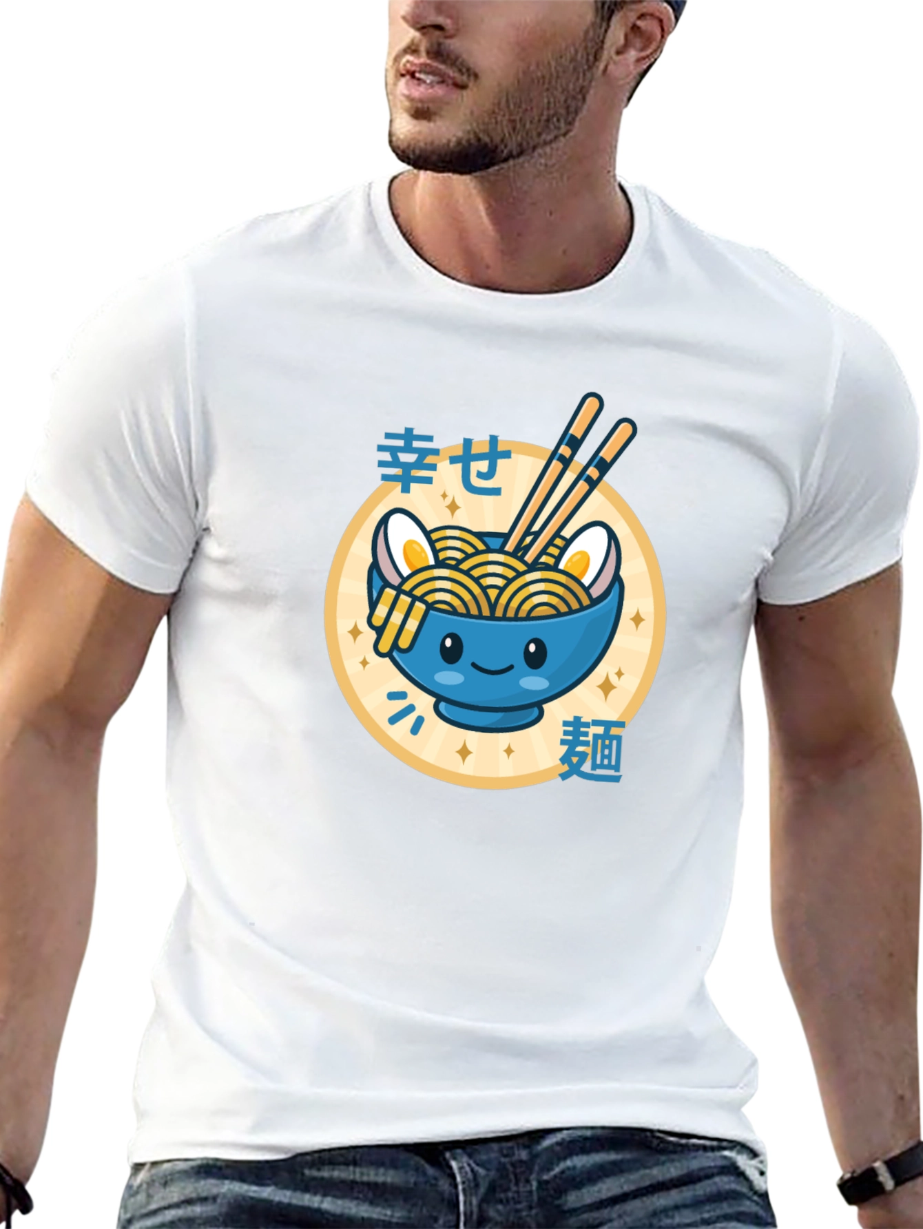 Cute Ramen Bowl Graphic Tee