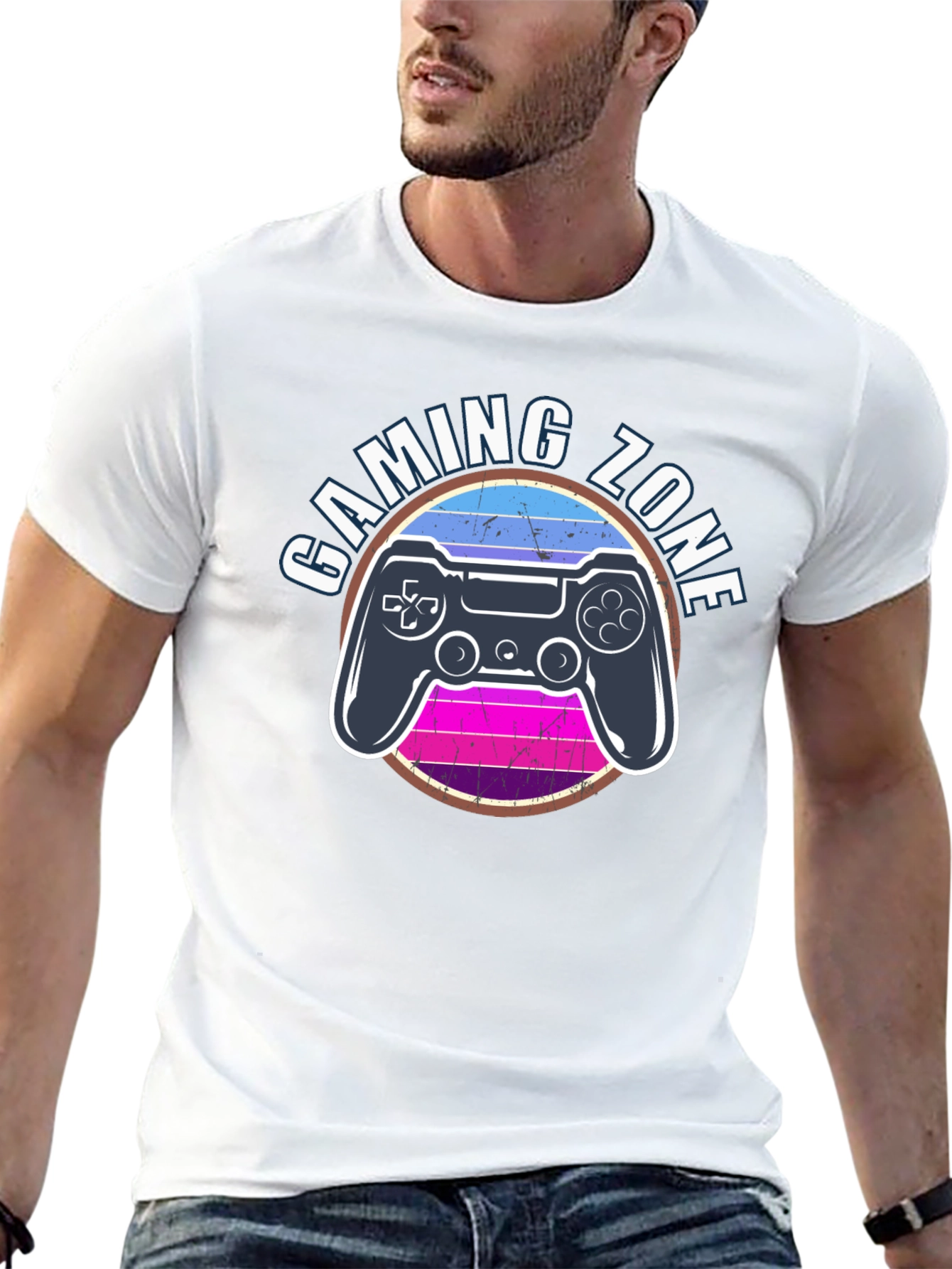 Gaming Zone T-Shirt - Retro Controller Design